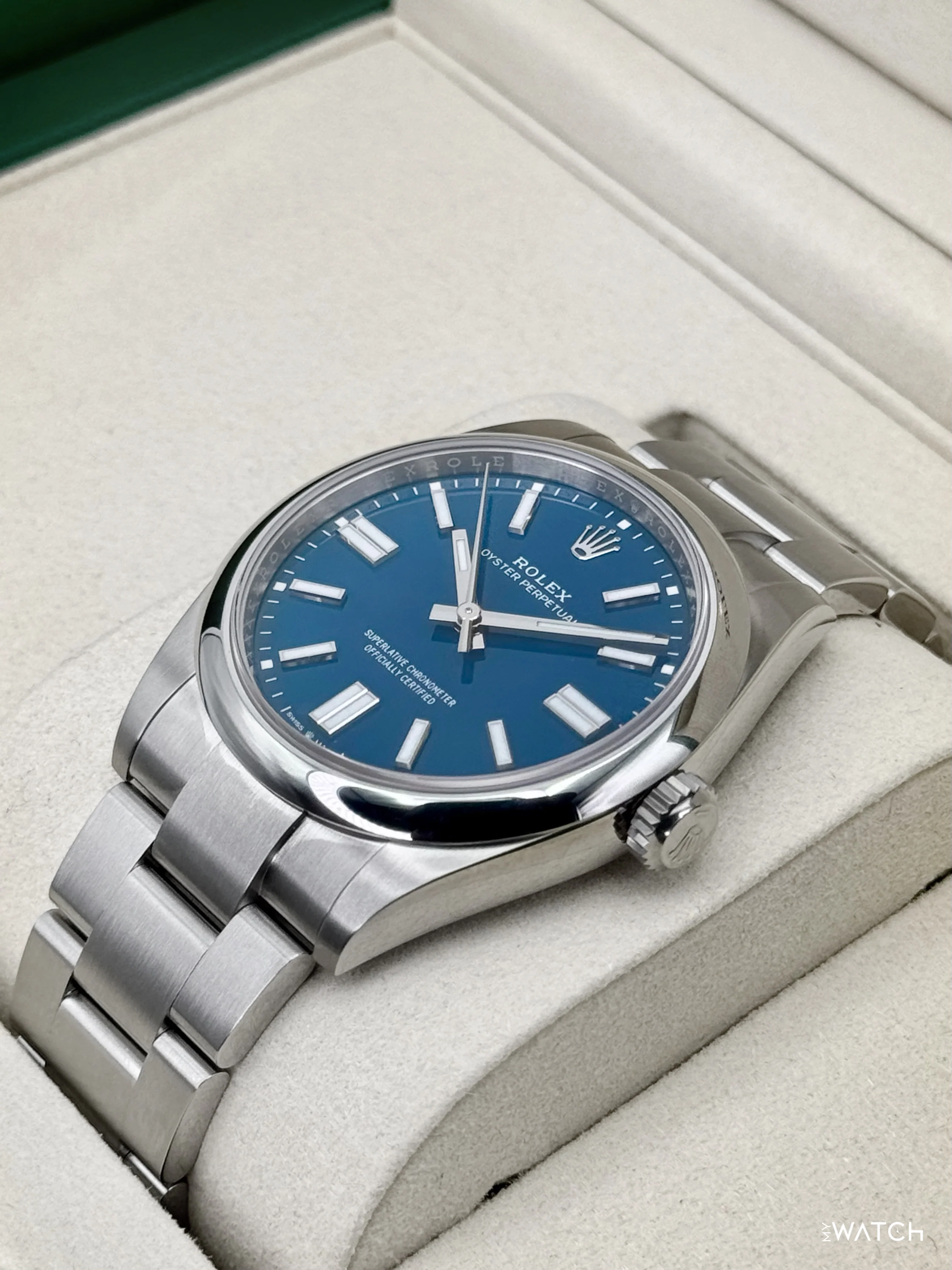 NEW 2026 Rolex Oyster Perpetual 41mm 134300 Med Blue Dial - Image 5