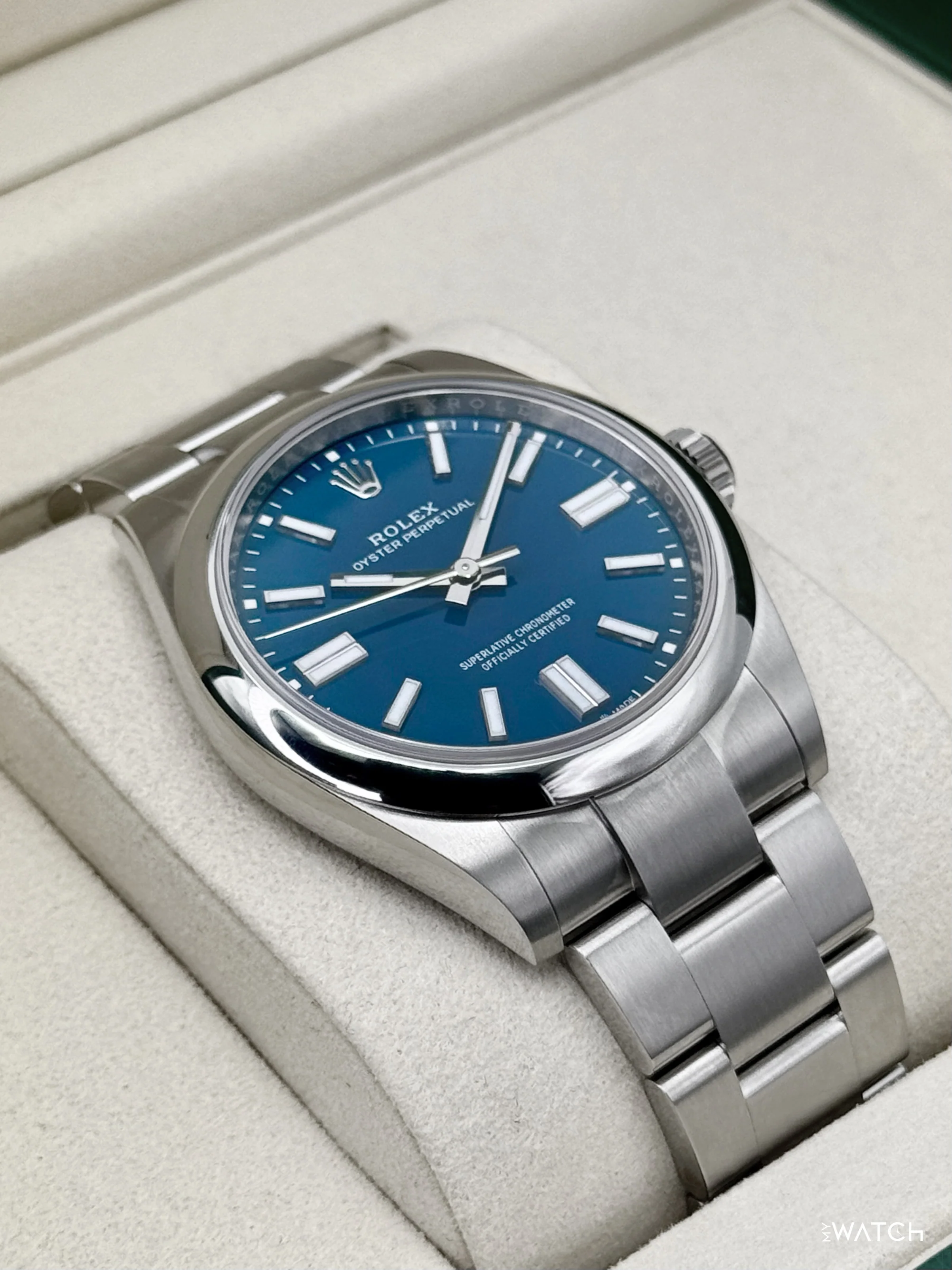 NEW 2026 Rolex Oyster Perpetual 41mm 134300 Med Blue Dial - Image 6