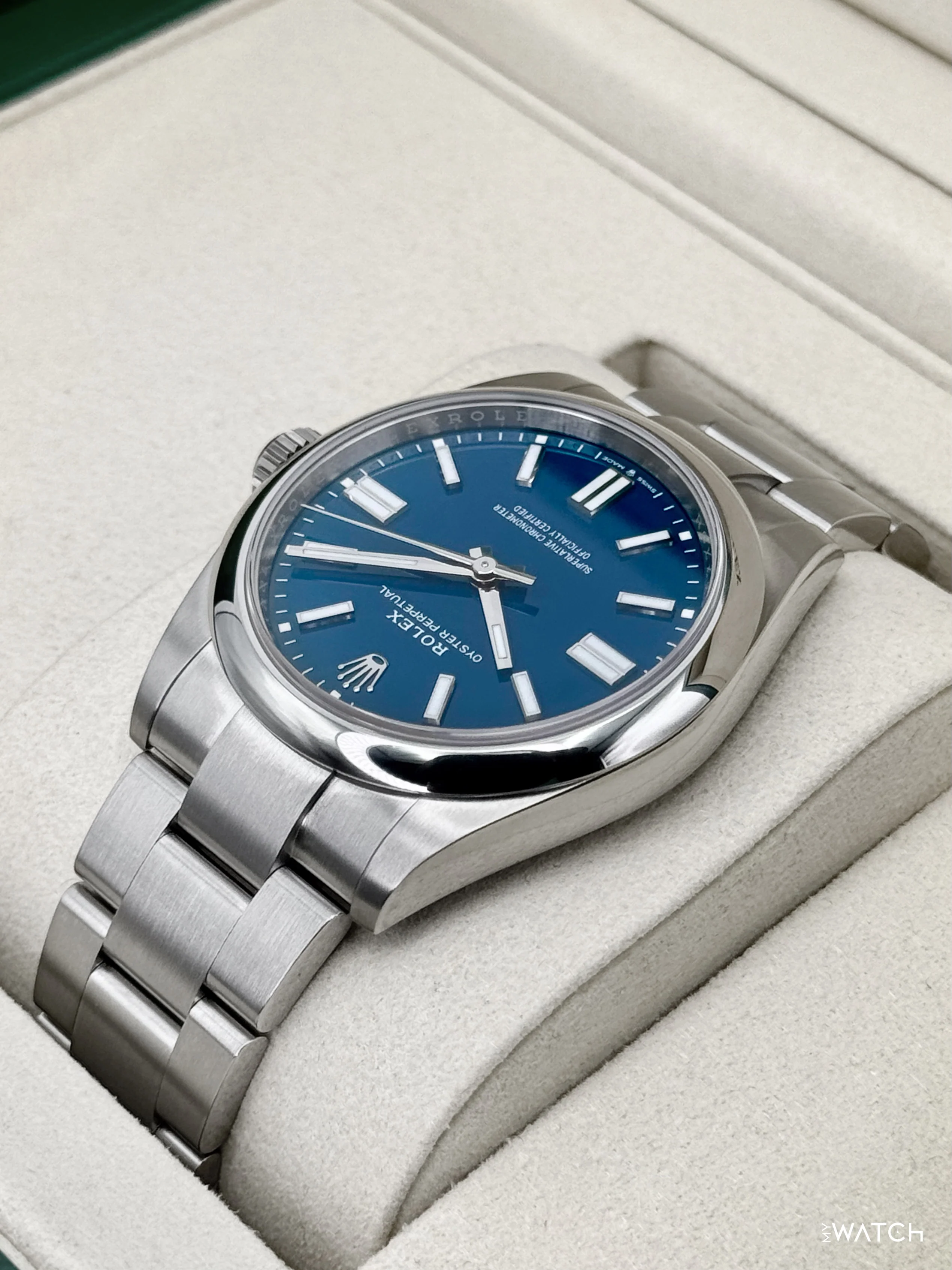 NEW 2026 Rolex Oyster Perpetual 41mm 134300 Med Blue Dial - Image 7