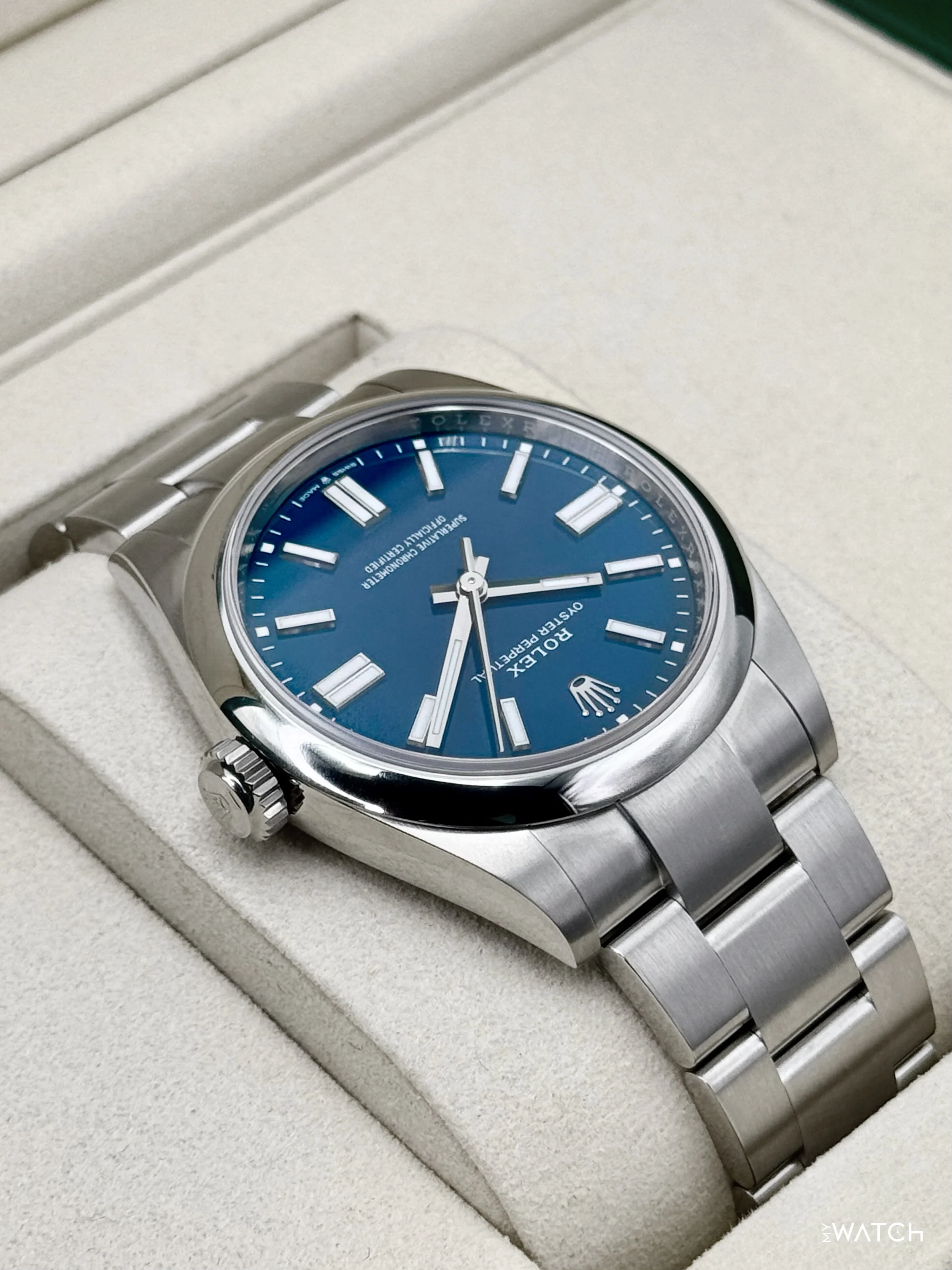 NEW 2026 Rolex Oyster Perpetual 41mm 134300 Med Blue Dial - Image 8