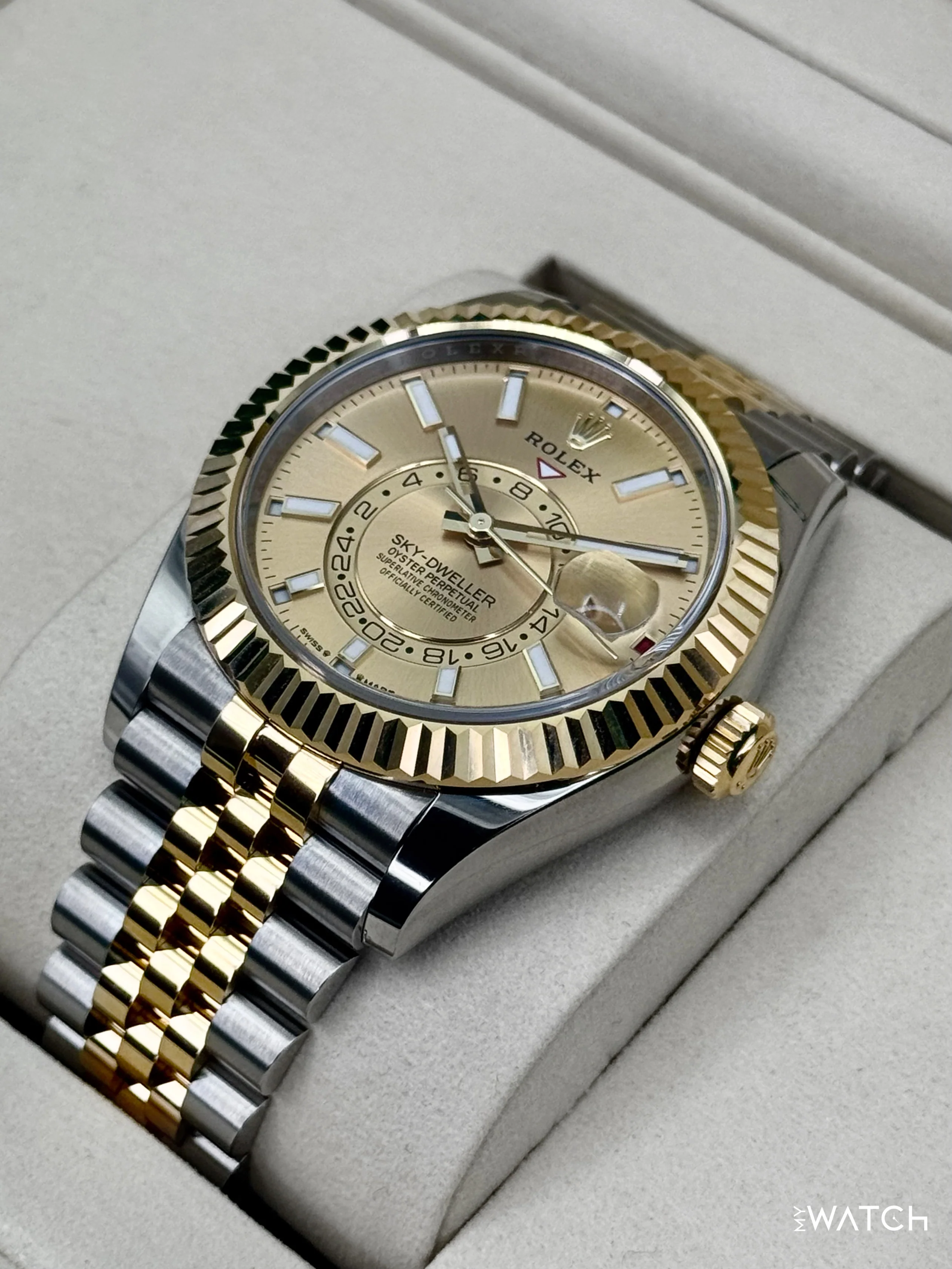 NEW 2026 Rolex Sky-Dweller 42mm 336933 Jubilee Champagne Dial - Image 5