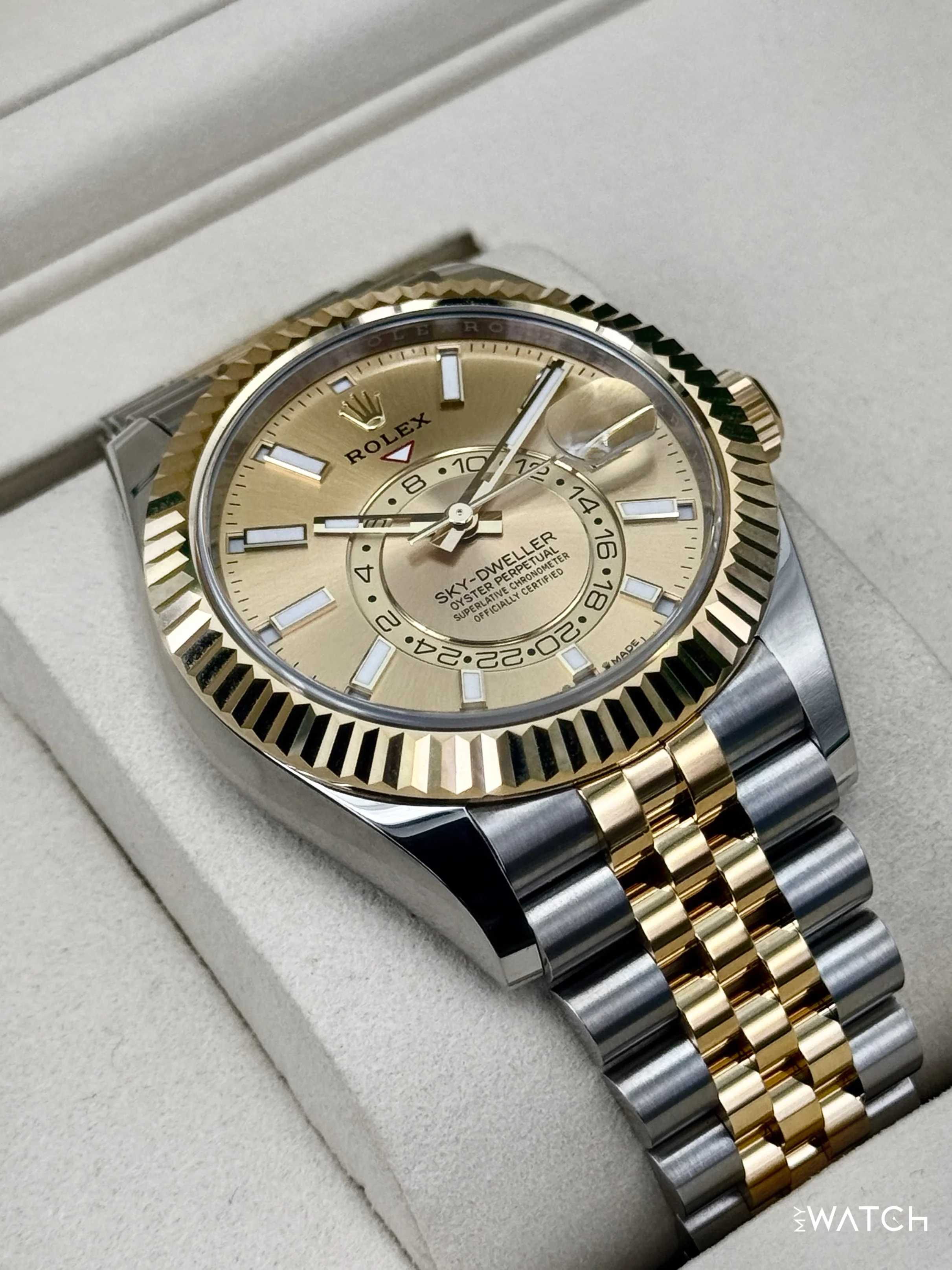 NEW 2026 Rolex Sky-Dweller 42mm 336933 Jubilee Champagne Dial - Image 6