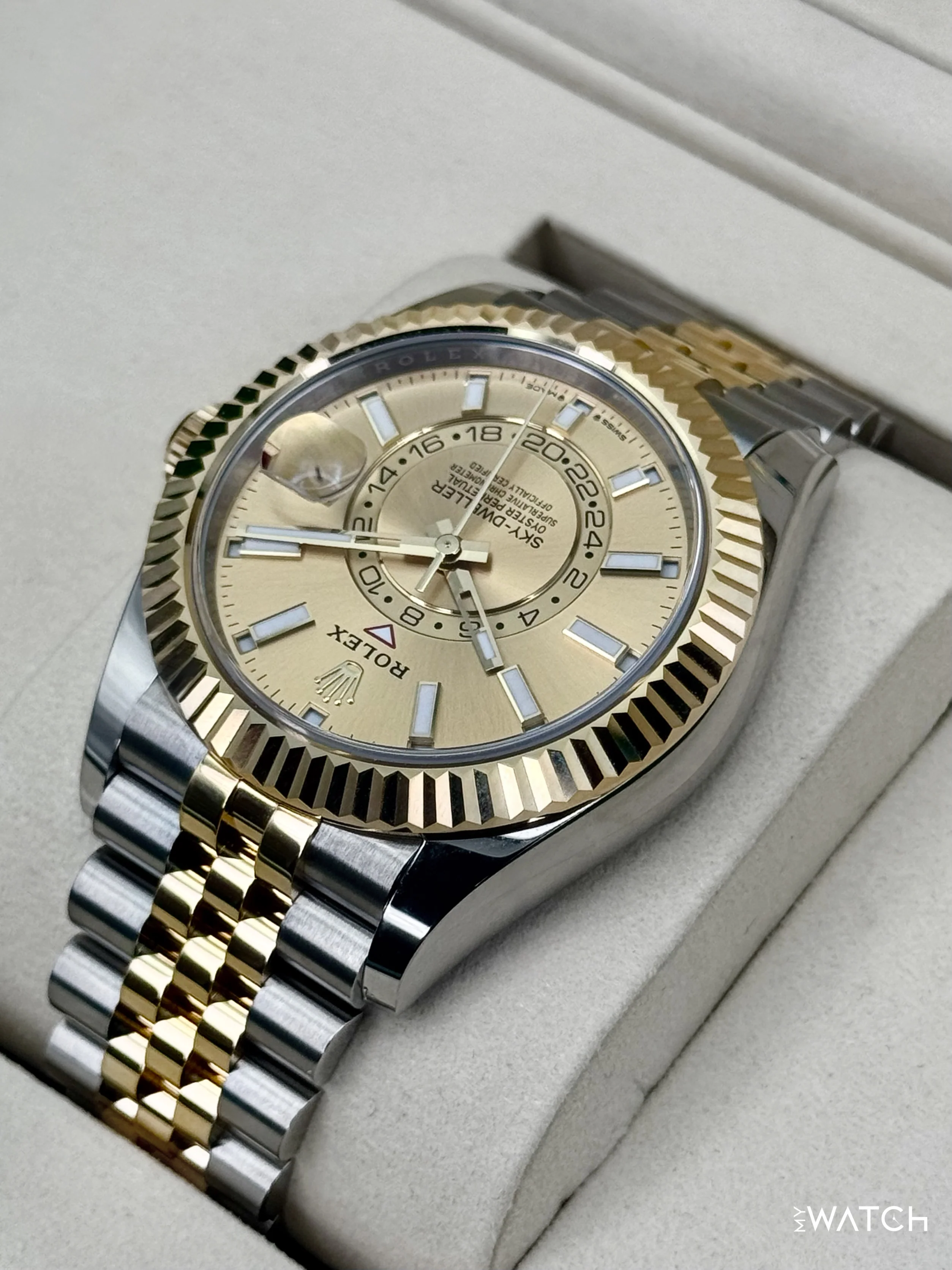 NEW 2026 Rolex Sky-Dweller 42mm 336933 Jubilee Champagne Dial - Image 7