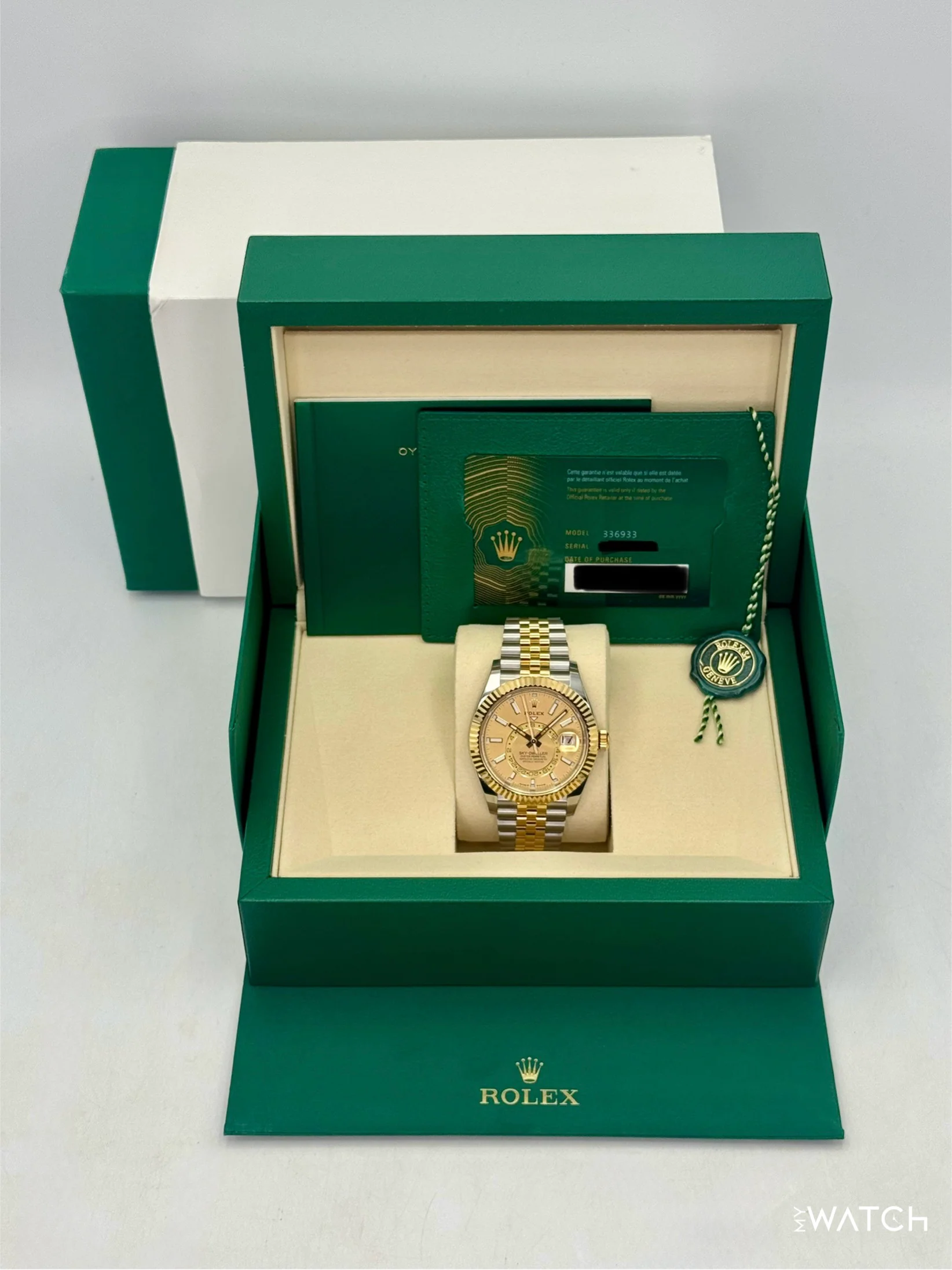 NEW 2026 Rolex Sky-Dweller 42mm 336933 Jubilee Champagne Dial - Image 9
