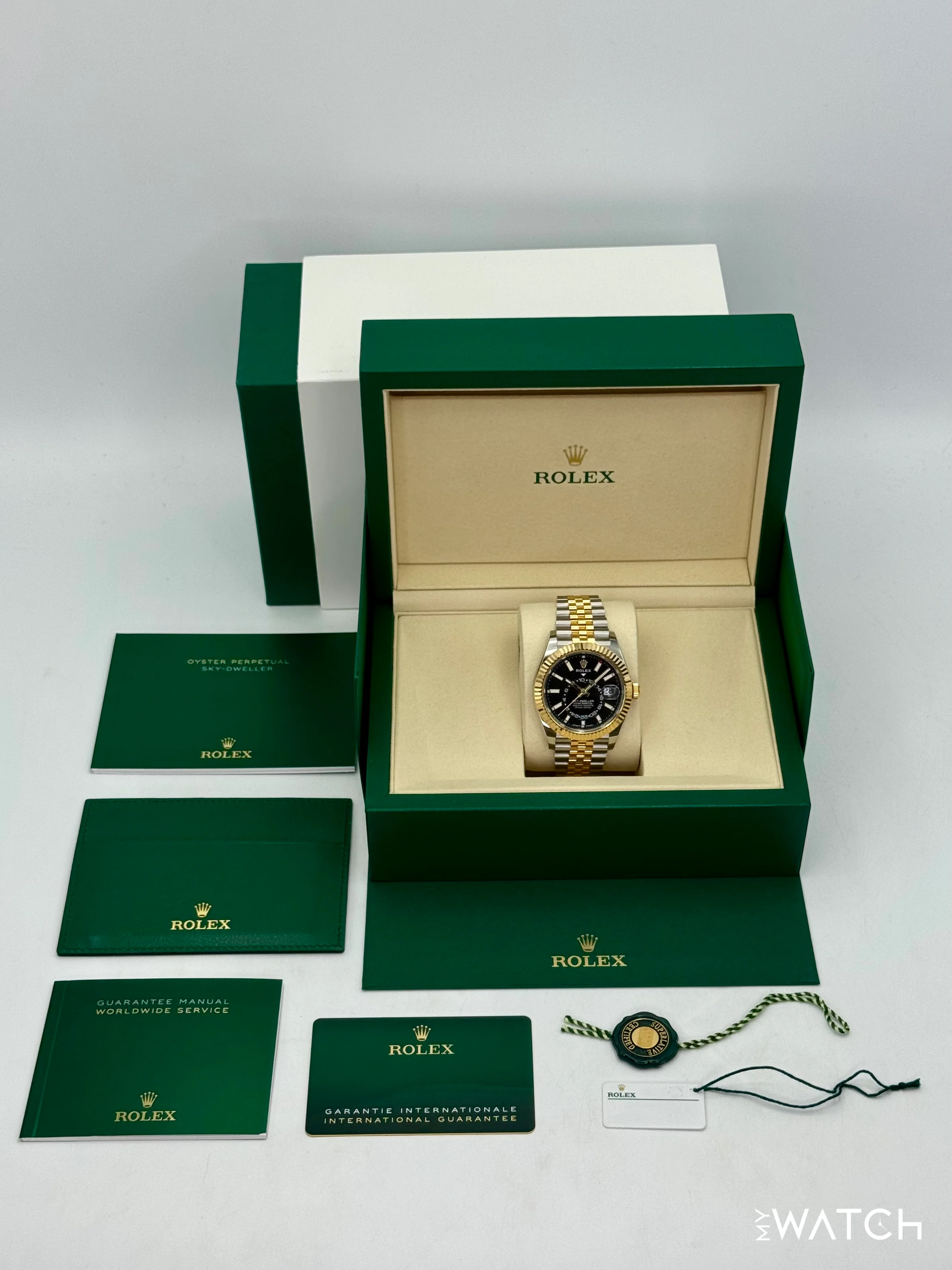 NEW 2026 Rolex Sky-Dweller 42mm 336933 Two-Tone Jubilee Black Dial - Image 10
