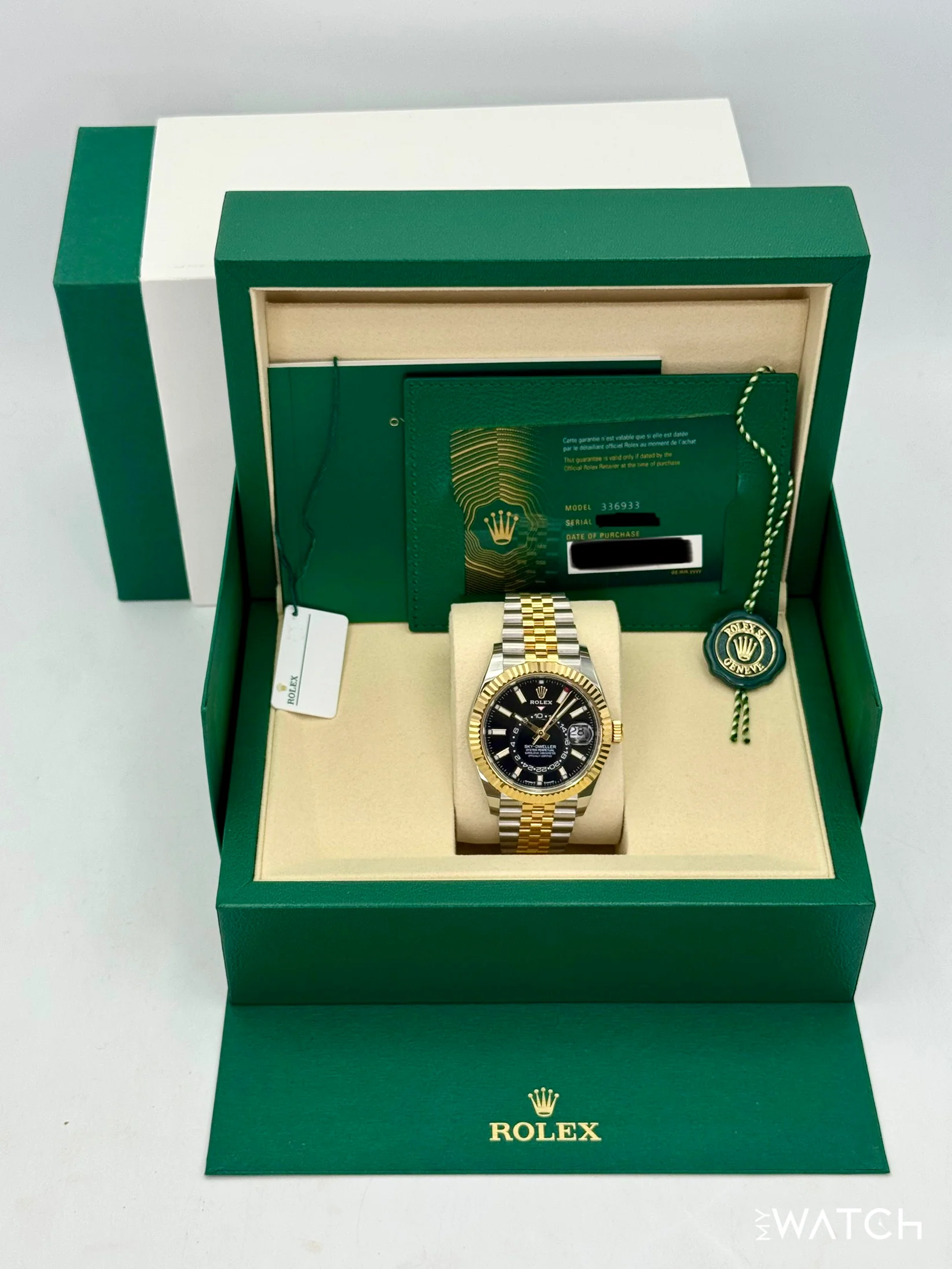 NEW 2026 Rolex Sky-Dweller 42mm 336933 Two-Tone Jubilee Black Dial - Image 9
