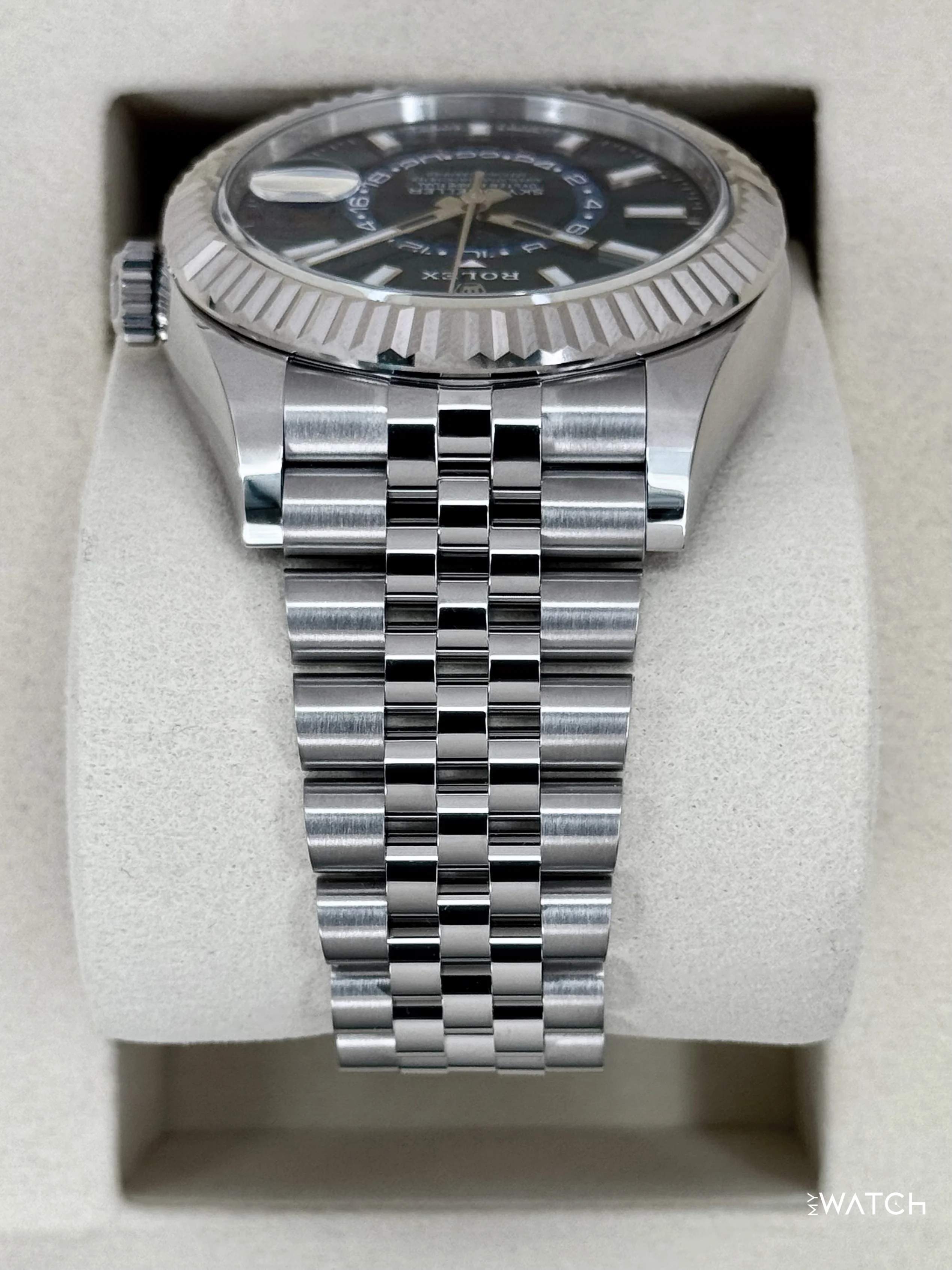 NEW 2026 Rolex Sky-Dweller 42mm 336934 Jubilee Blue Dial - Image 4