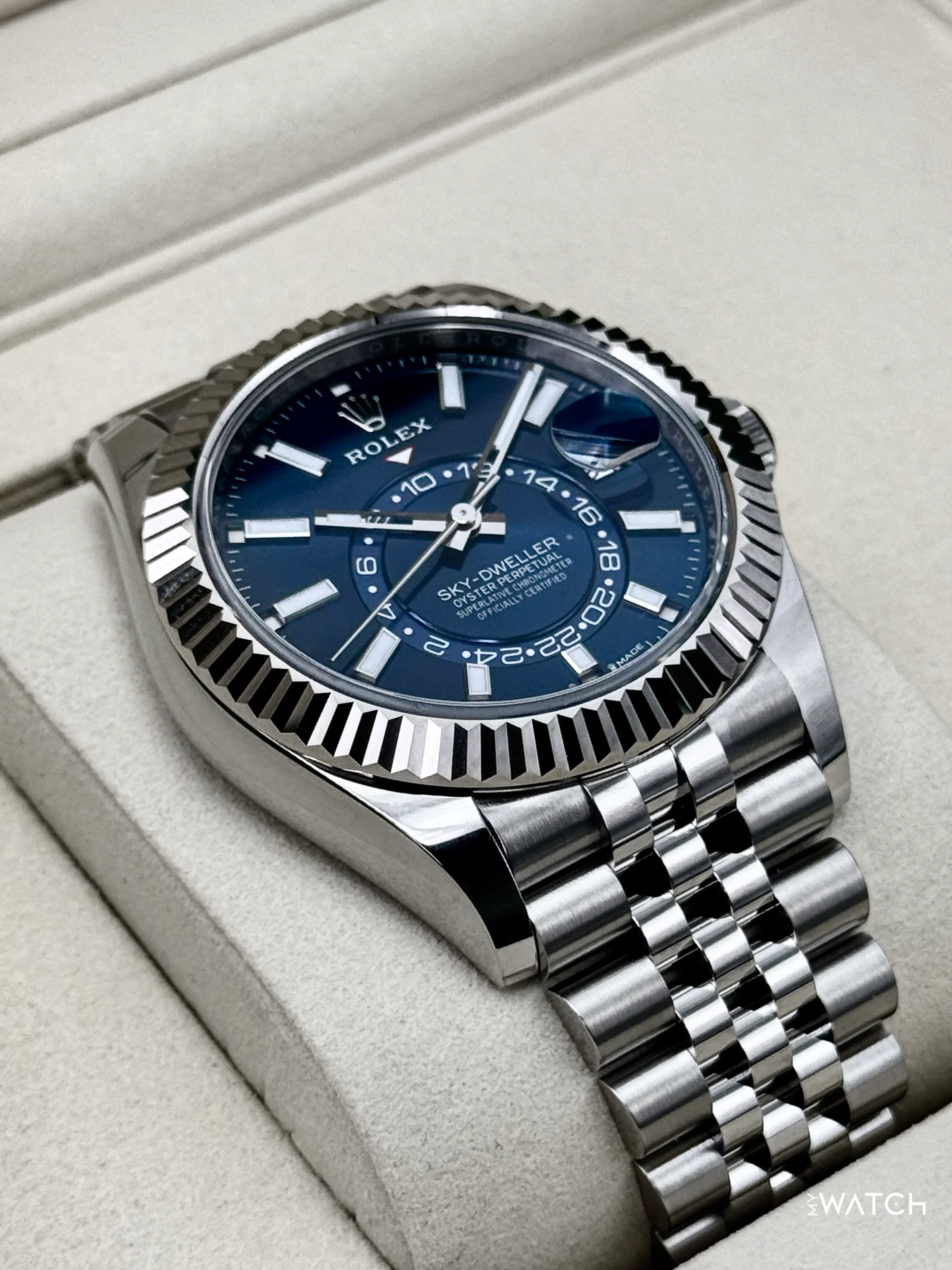 NEW 2026 Rolex Sky-Dweller 42mm 336934 Jubilee Blue Dial - Image 6