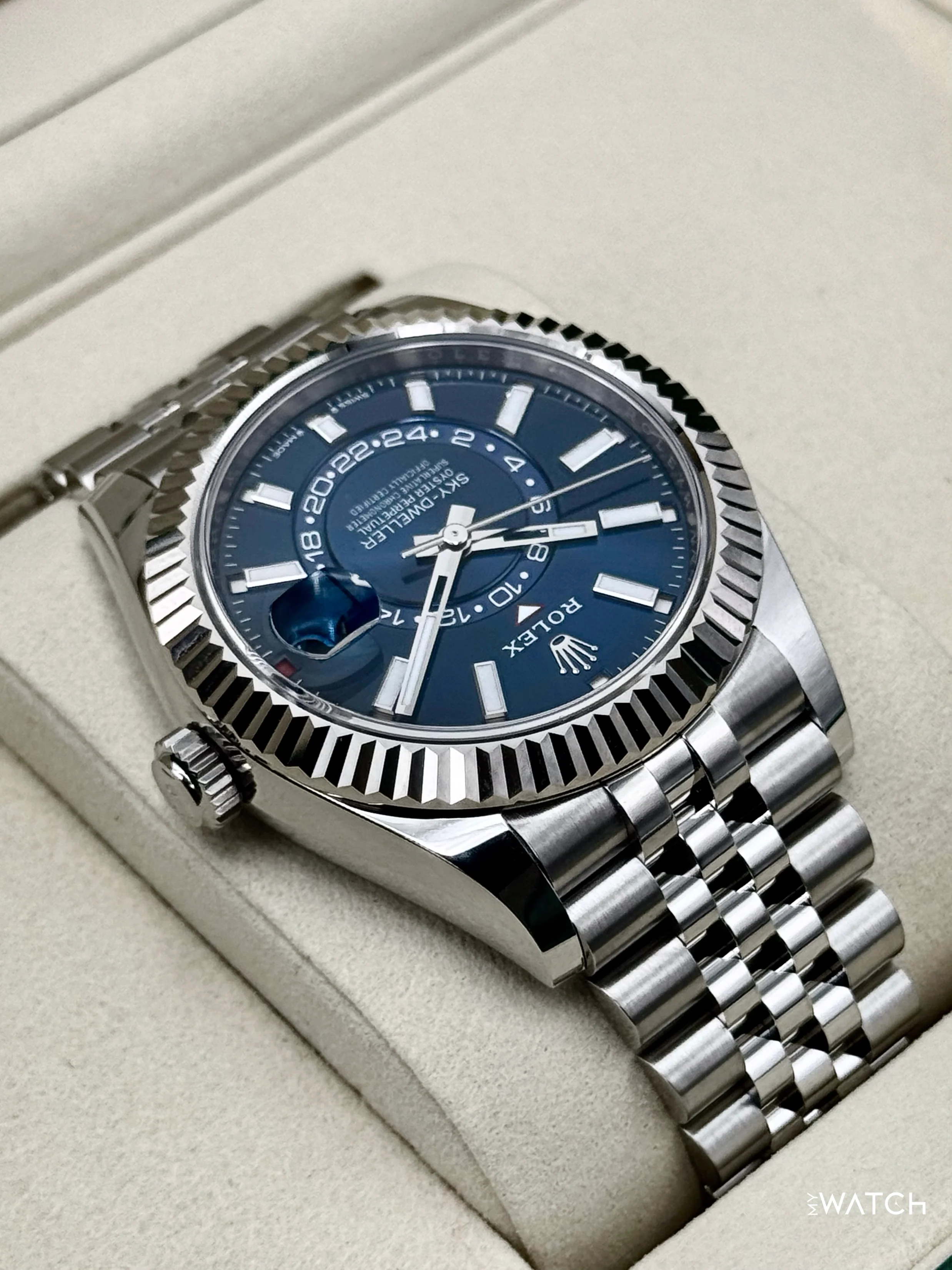 NEW 2026 Rolex Sky-Dweller 42mm 336934 Jubilee Blue Dial - Image 8