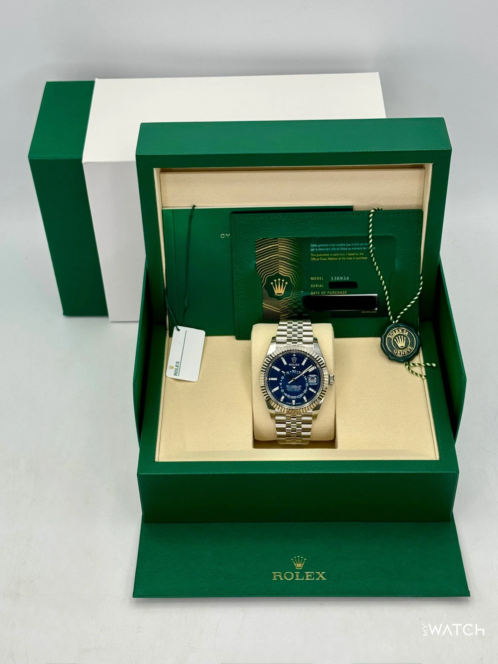 NEW 2026 Rolex Sky-Dweller 42mm 336934 Jubilee Blue Dial - Image 9