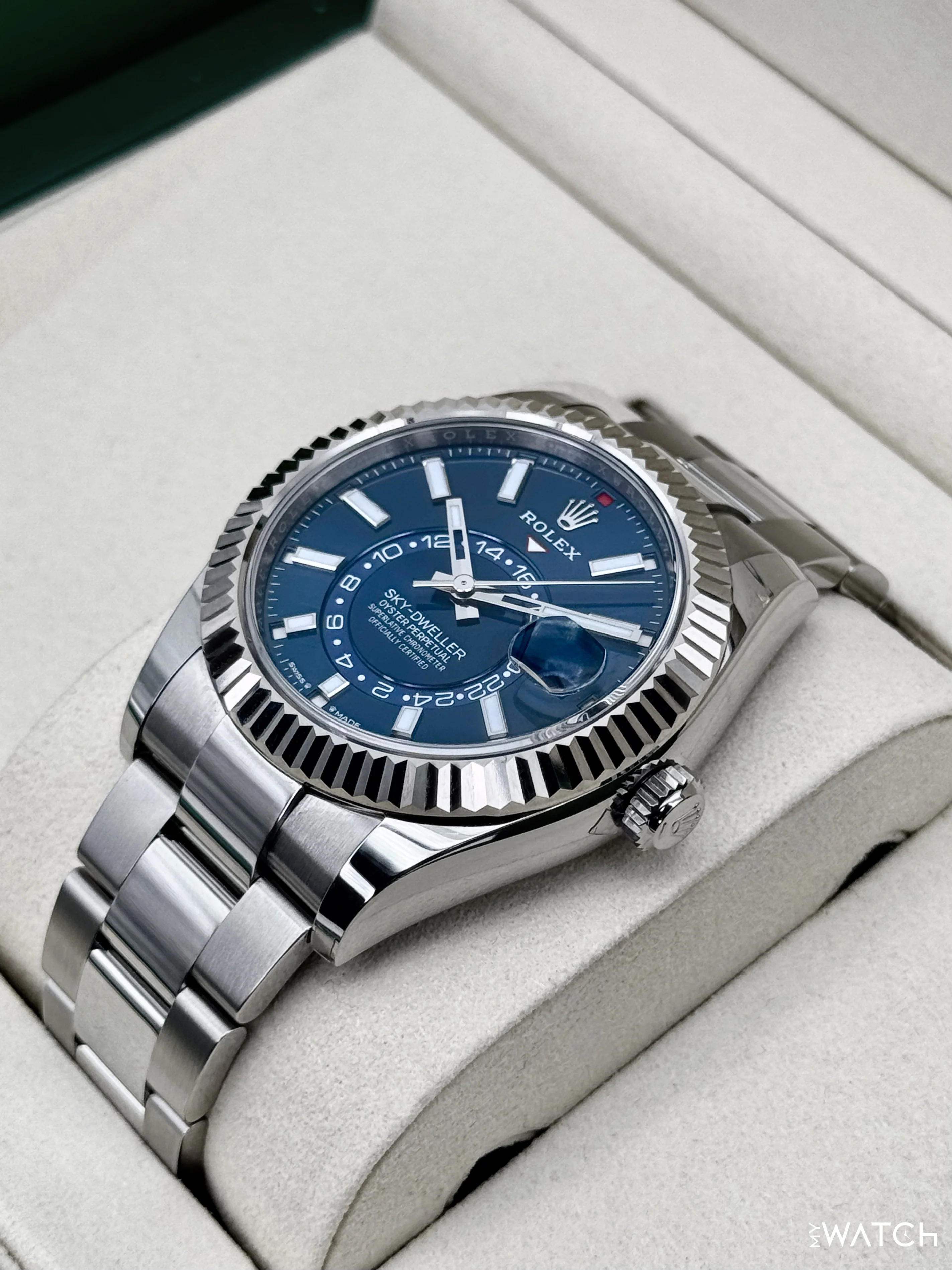 NEW 2026 Rolex Sky-Dweller 42mm 336934 Oyster Blue Dial - Image 6