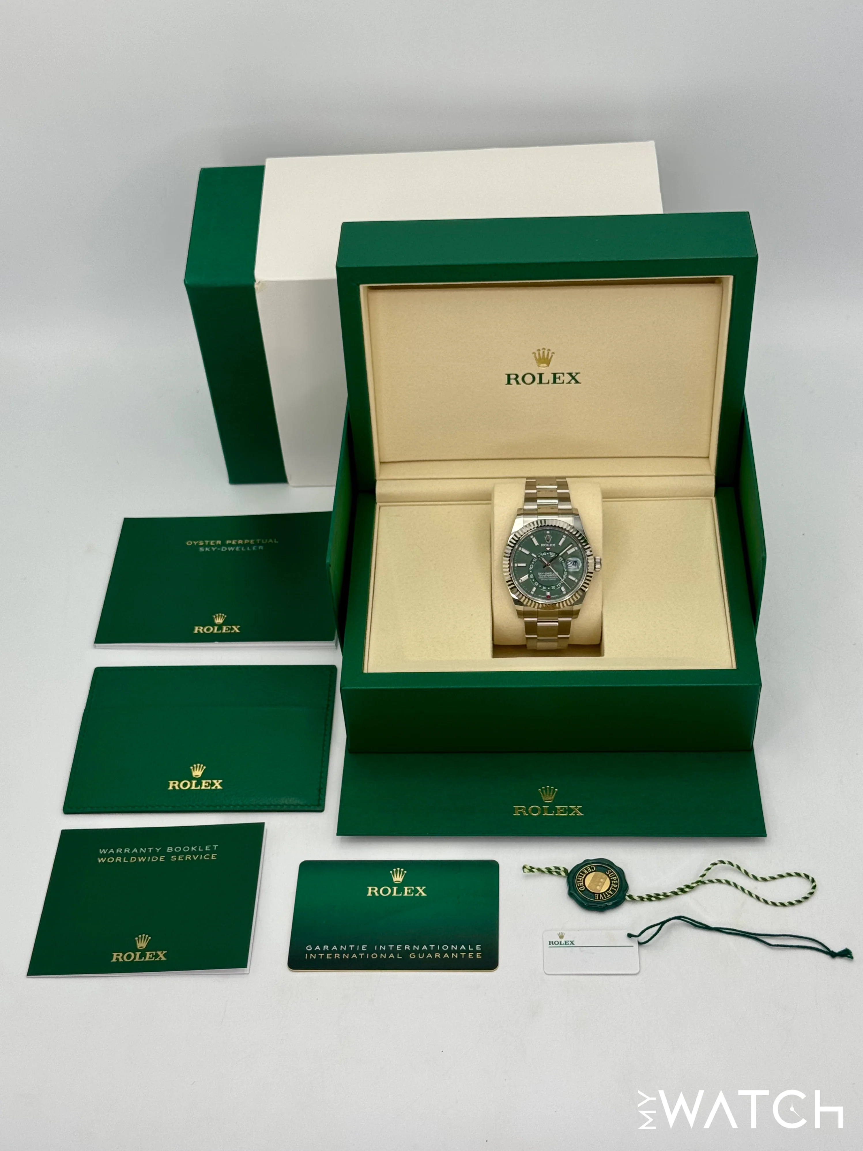 NEW 2026 Rolex Sky-Dweller 42mm 336934 Oyster Green Dial - Image 10