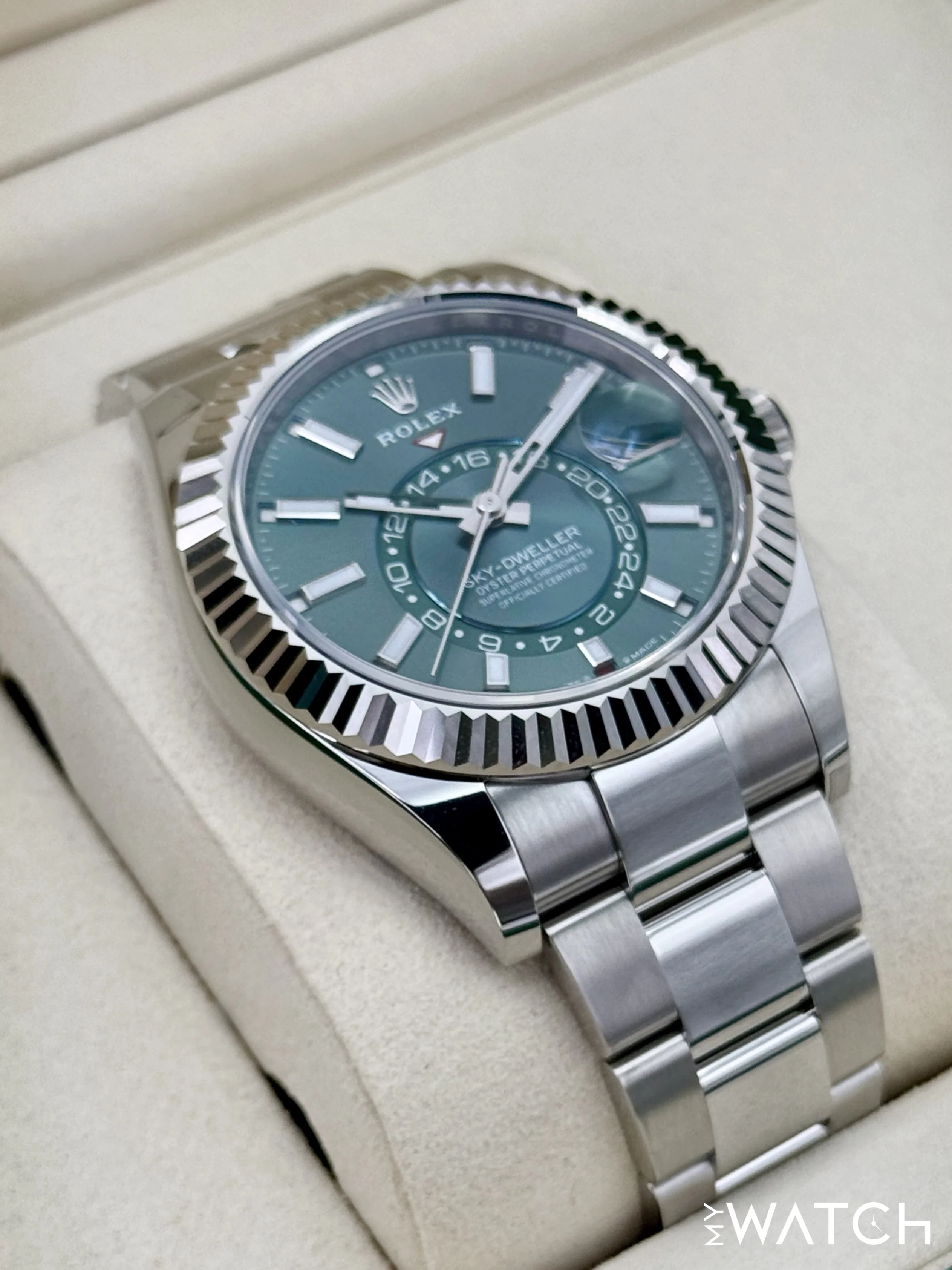 NEW 2026 Rolex Sky-Dweller 42mm 336934 Oyster Green Dial - Image 6