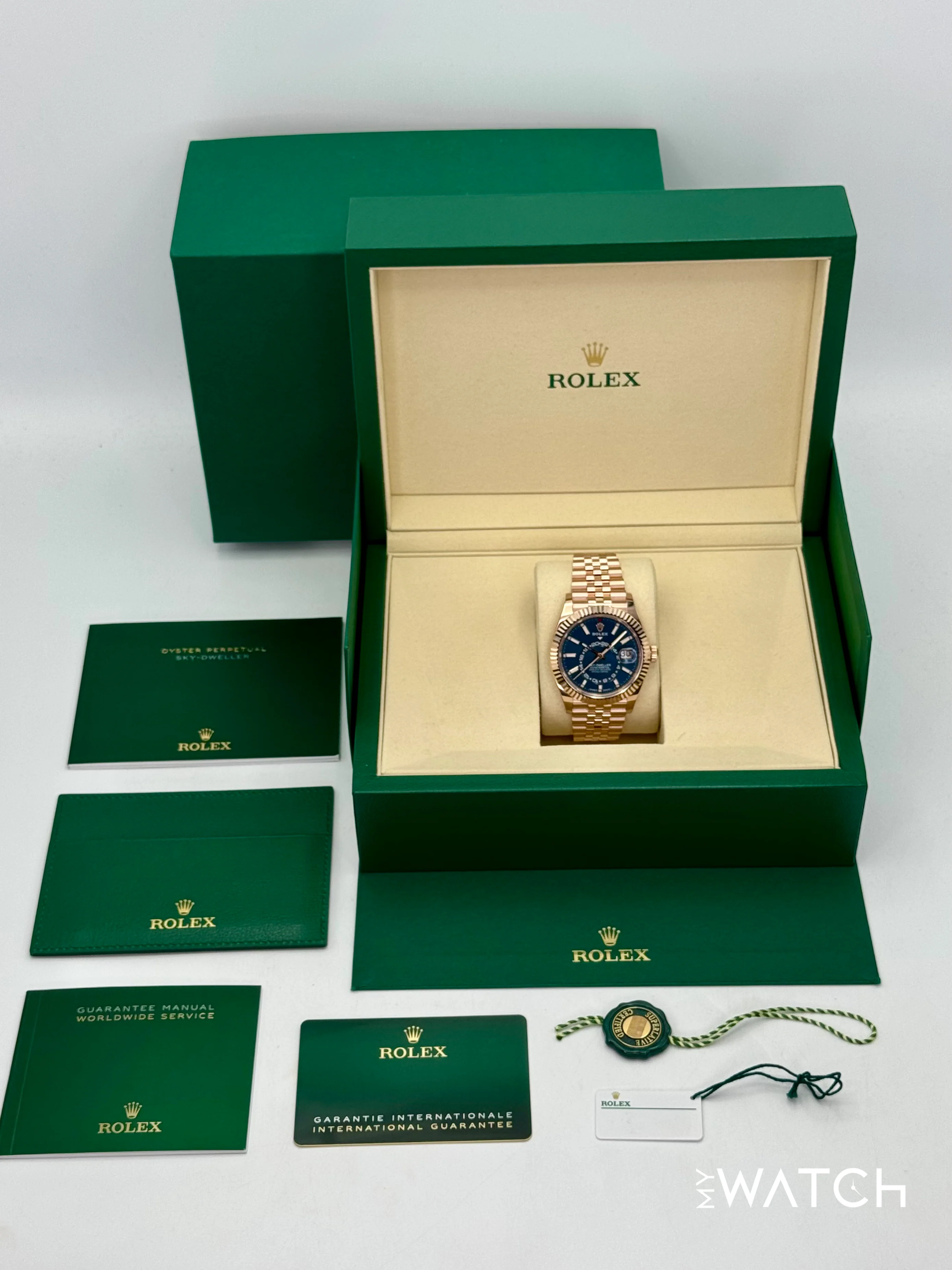 NEW 2026 Rolex Sky-Dweller 42mm 336935 Rose Gold Jubilee Blue Dial - Image 10