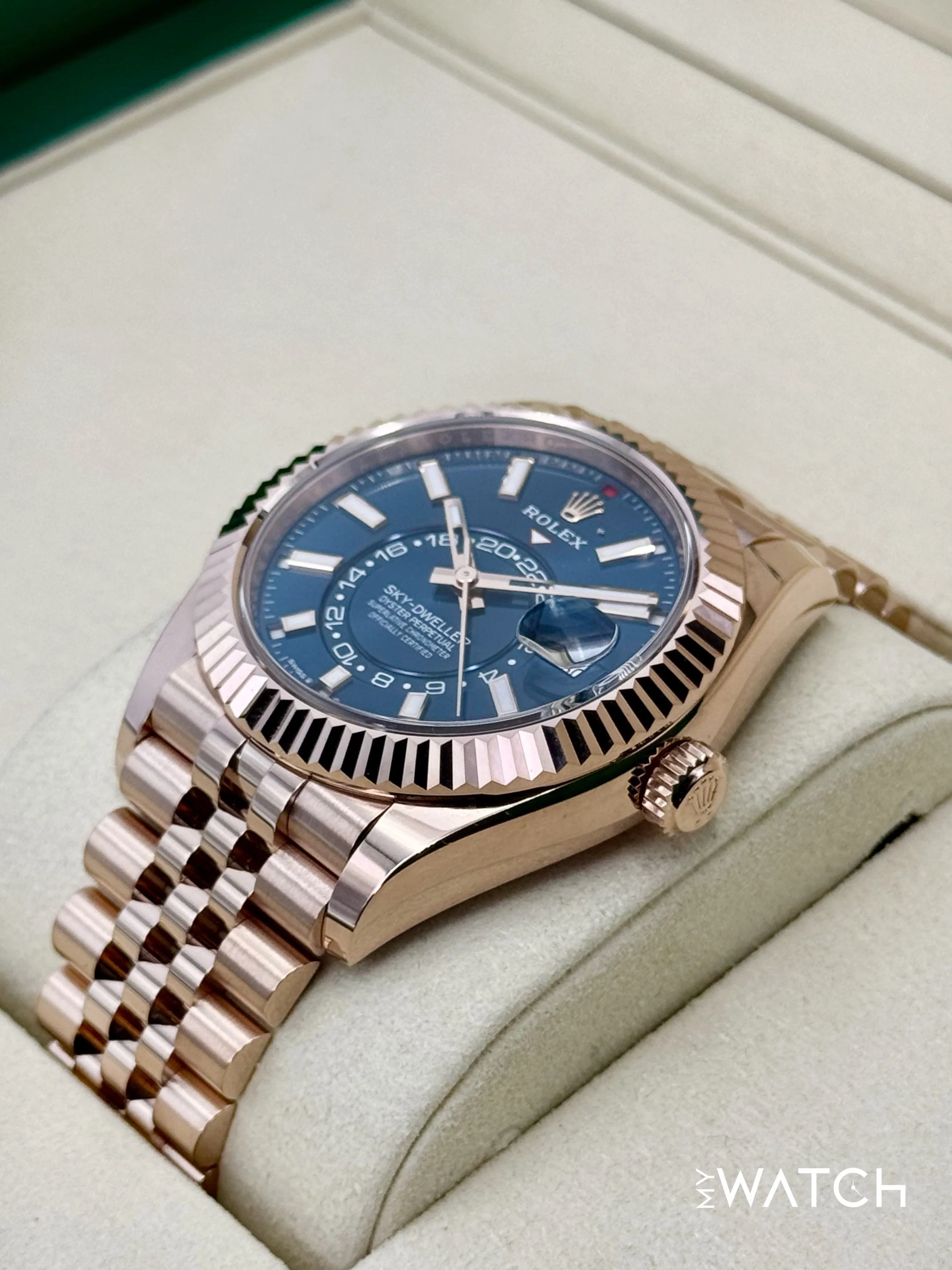 NEW 2026 Rolex Sky-Dweller 42mm 336935 Rose Gold Jubilee Blue Dial - Image 5