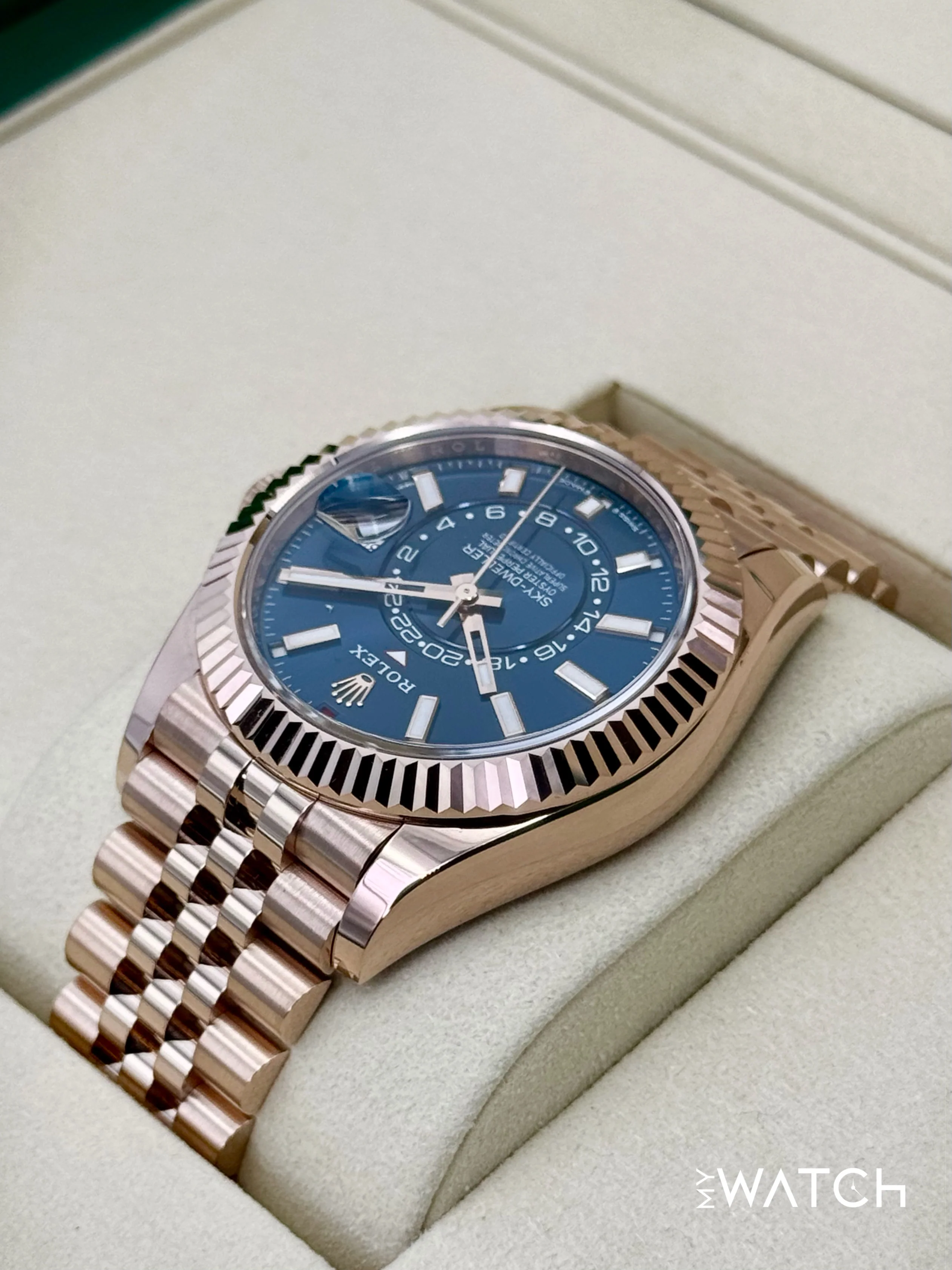 NEW 2026 Rolex Sky-Dweller 42mm 336935 Rose Gold Jubilee Blue Dial - Image 7
