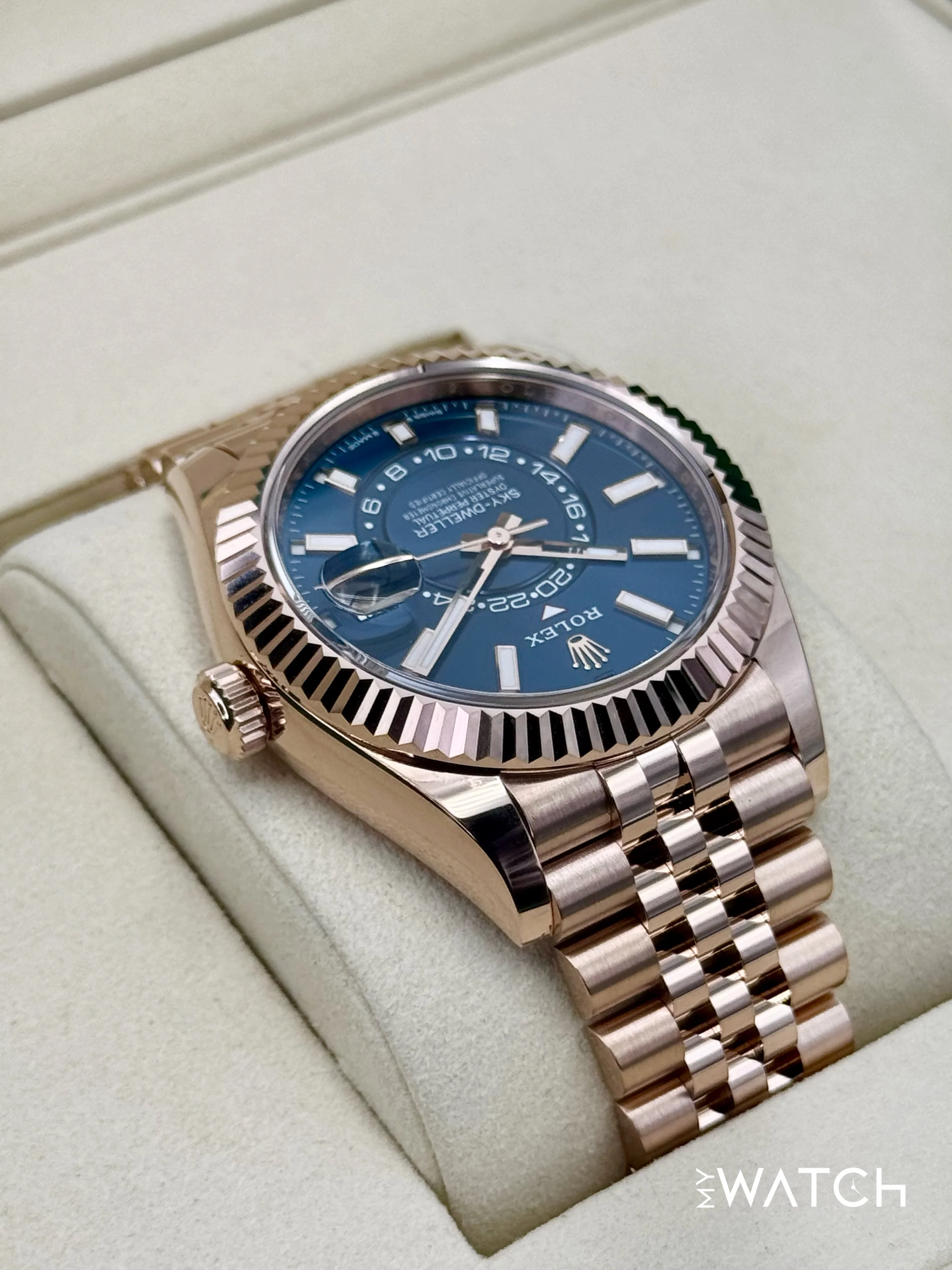 NEW 2026 Rolex Sky-Dweller 42mm 336935 Rose Gold Jubilee Blue Dial - Image 8