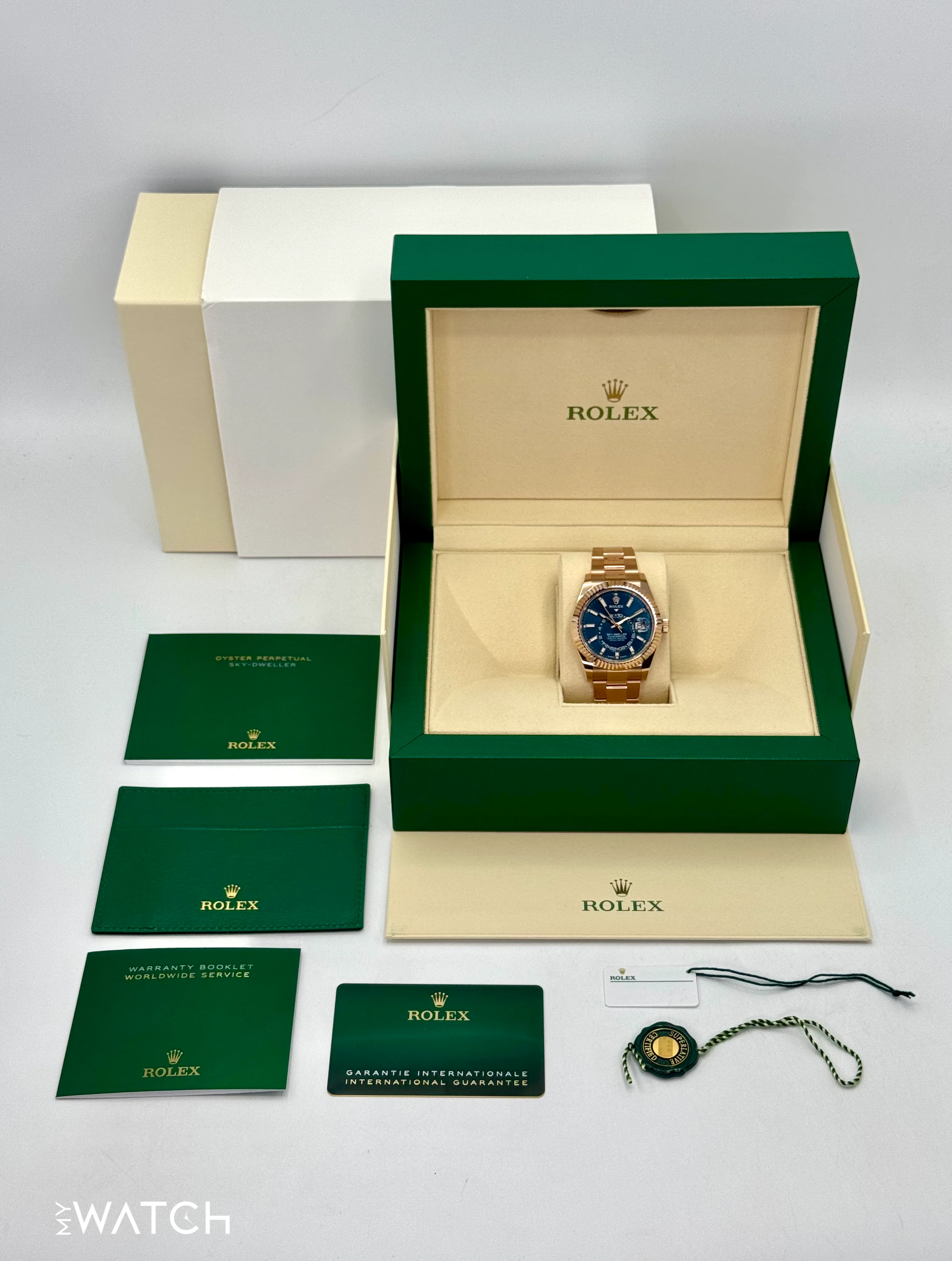 NEW 2026 Rolex Sky-Dweller 42mm 336935 Rose Gold Oyster Blue Dial - Image 10