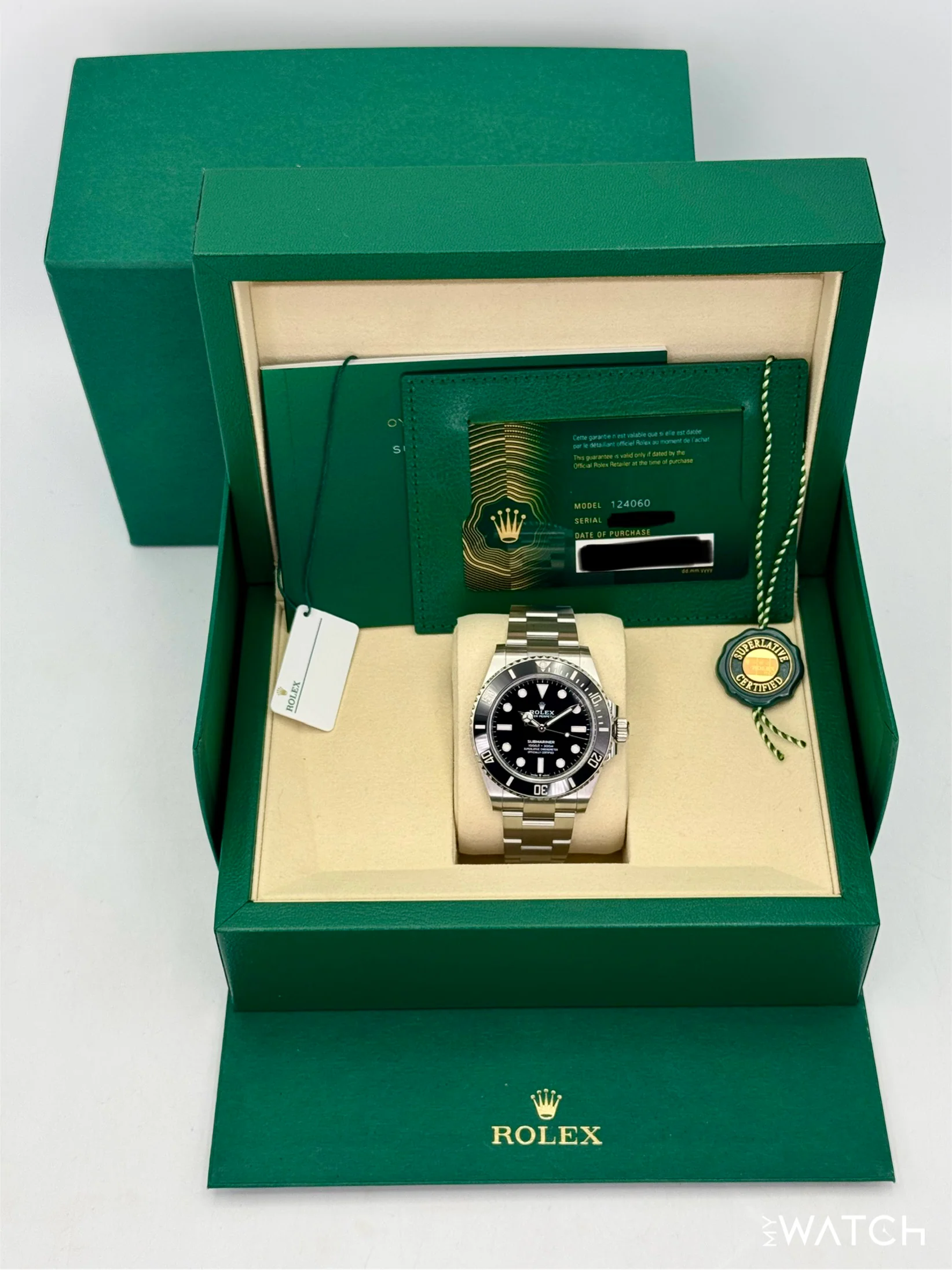 NEW 2026 Rolex Submariner 41mm 124060 Stainless Steel Black Dial - Image 9