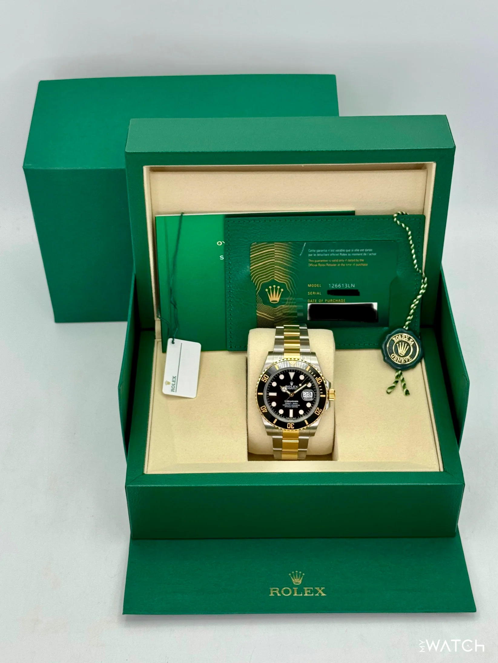 NEW 2026 Rolex Submariner 41mm 126613LN Two-Tone Black Dial (STICKERED) - Image 9