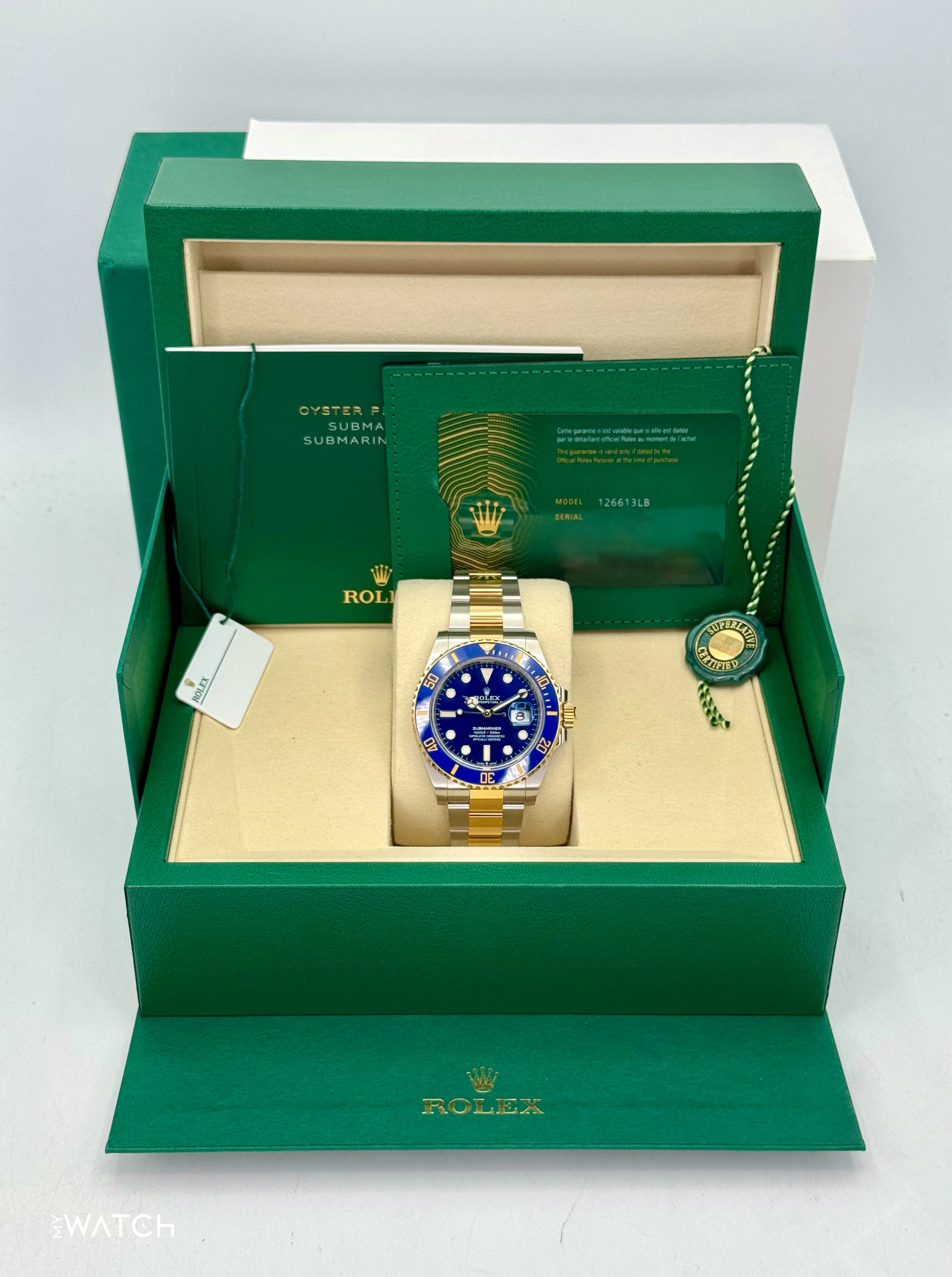 NEW 2026 Rolex Submariner "Bluesy" 41mm 126613LB Two-Tone Blue Dial - Image 9