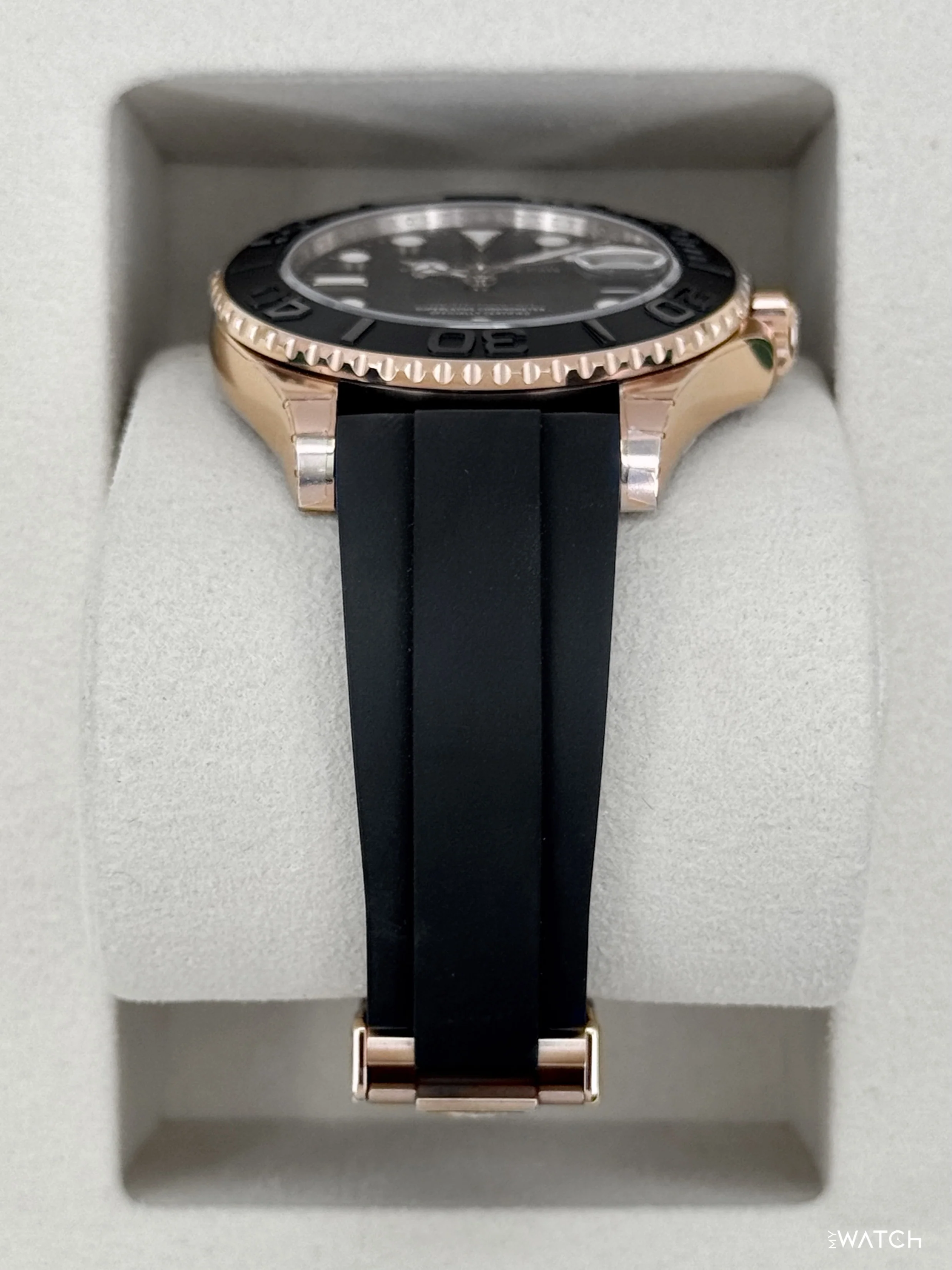 NEW 2026 Rolex Yacht-Master 37mm 268655 Rose Gold Black Dial (STICKERED) - Image 3