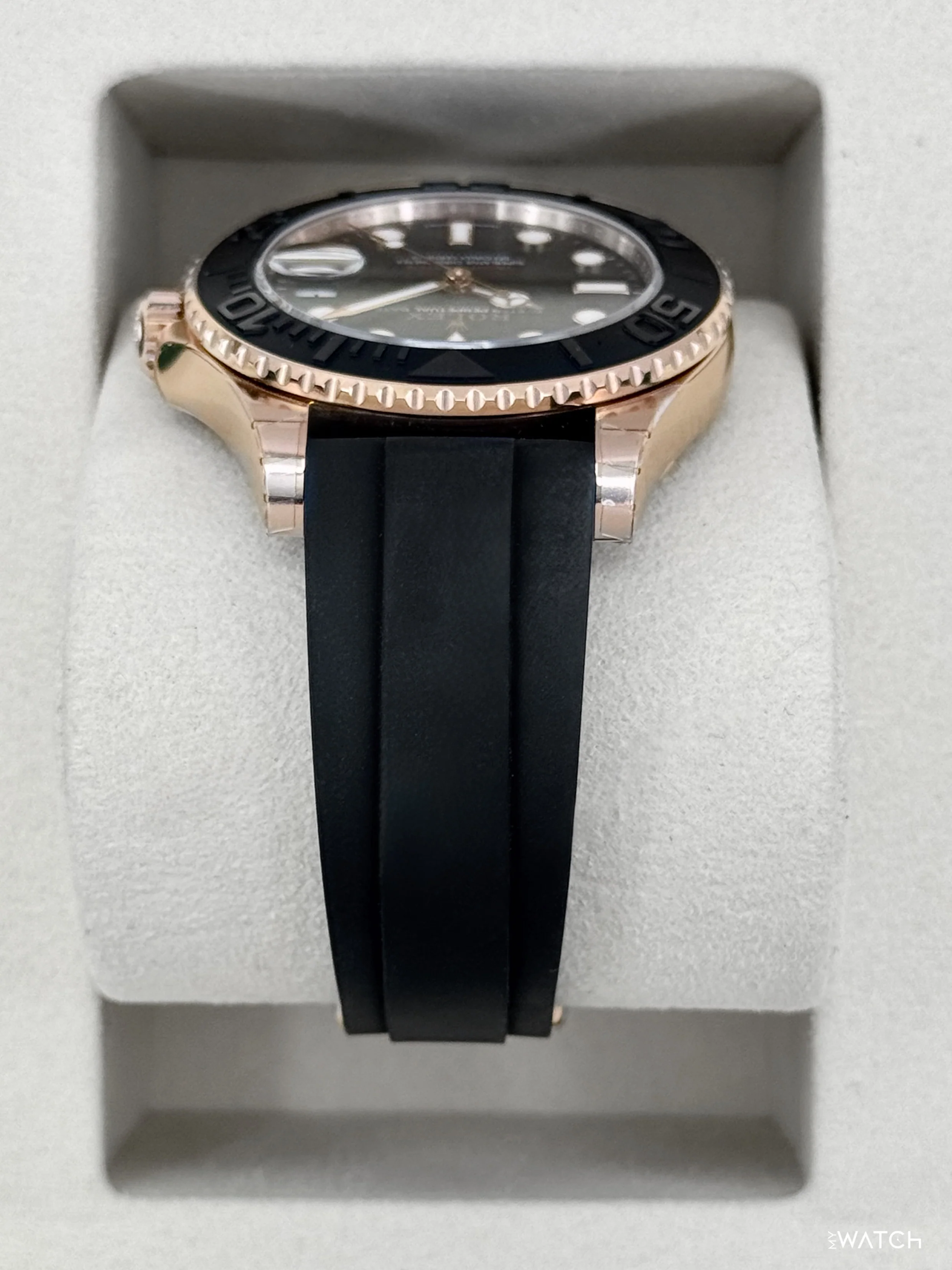NEW 2026 Rolex Yacht-Master 37mm 268655 Rose Gold Black Dial (STICKERED) - Image 4