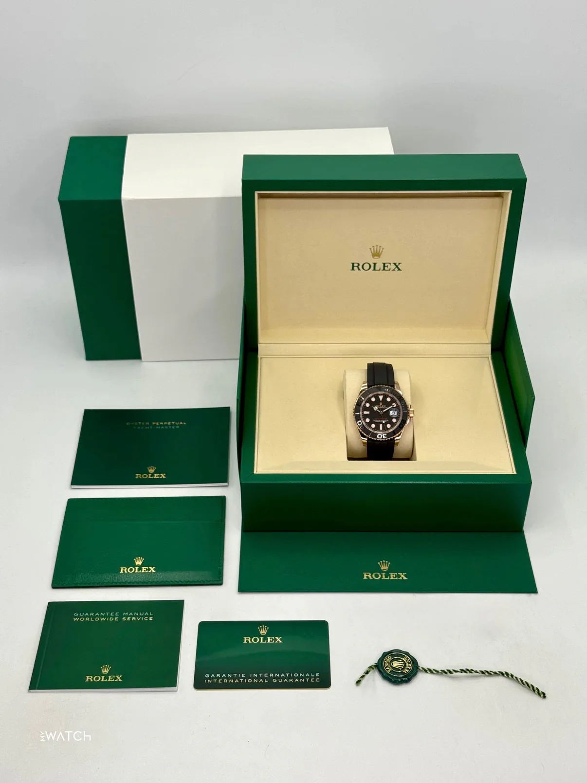 NEW 2026 Rolex Yacht-Master 40mm 126655 Rose Gold Oysterflex Black Dial - Image 10