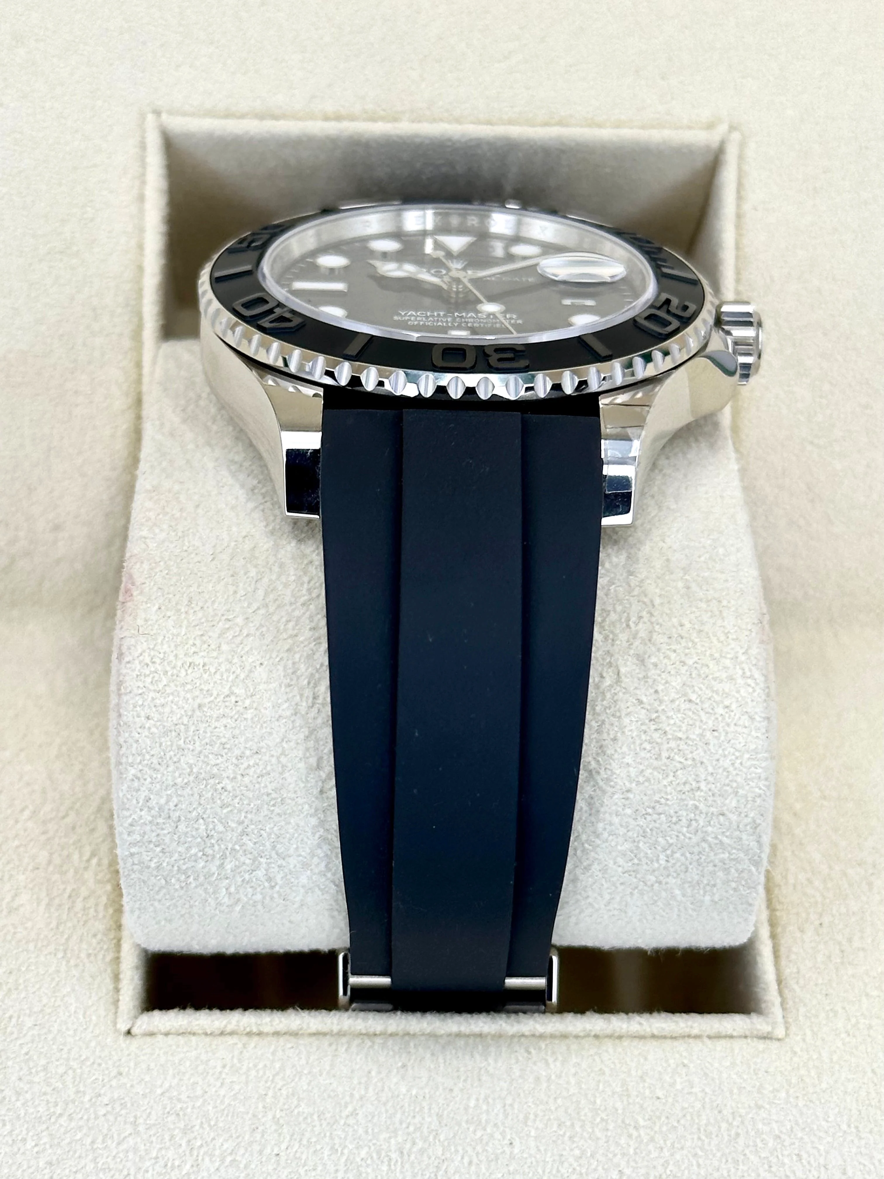 NEW 2026 Rolex Yacht-Master 42mm 226659 White Gold Oysterflex Black Dial - Image 3