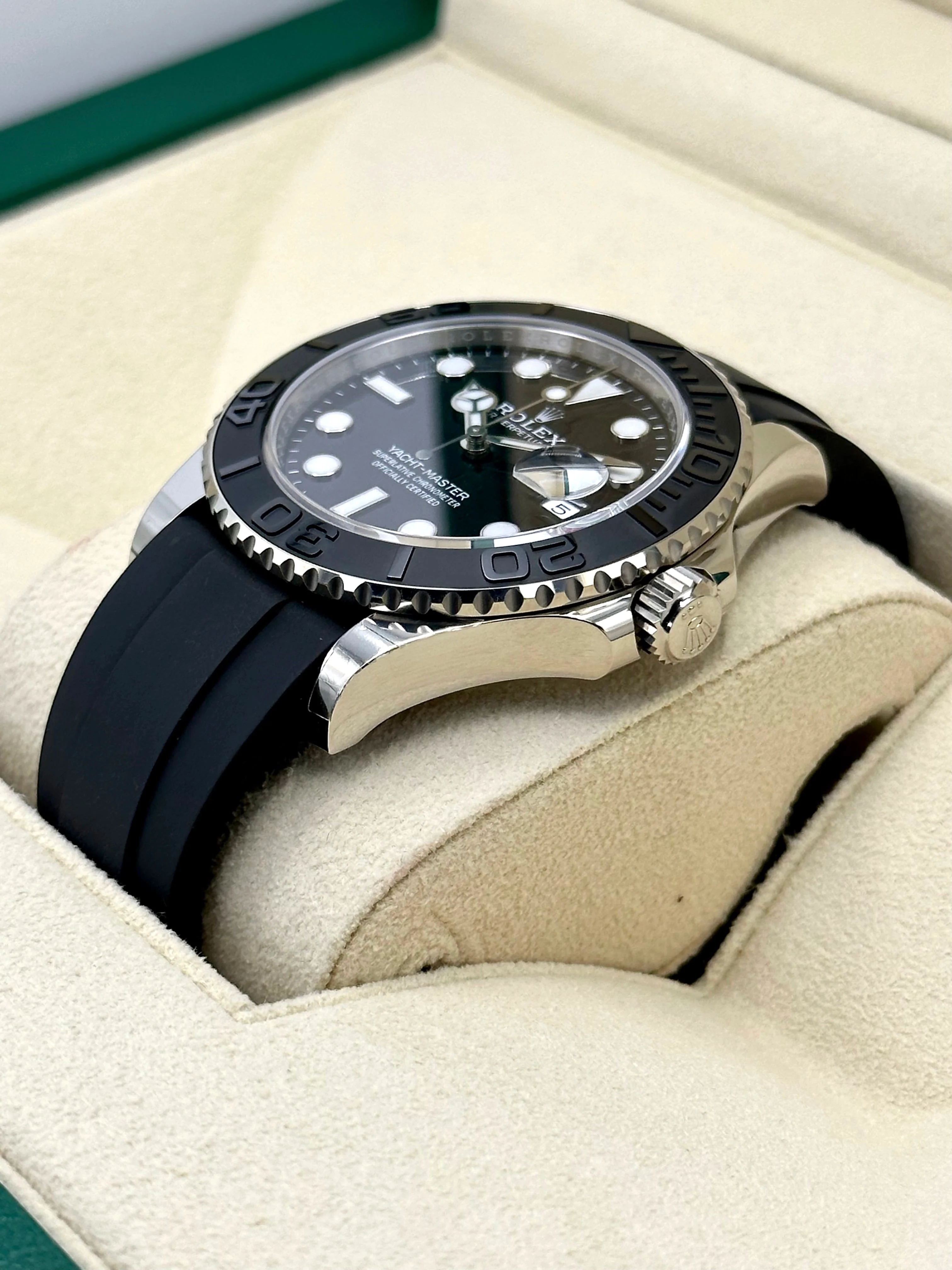 NEW 2026 Rolex Yacht-Master 42mm 226659 White Gold Oysterflex Black Dial - Image 5