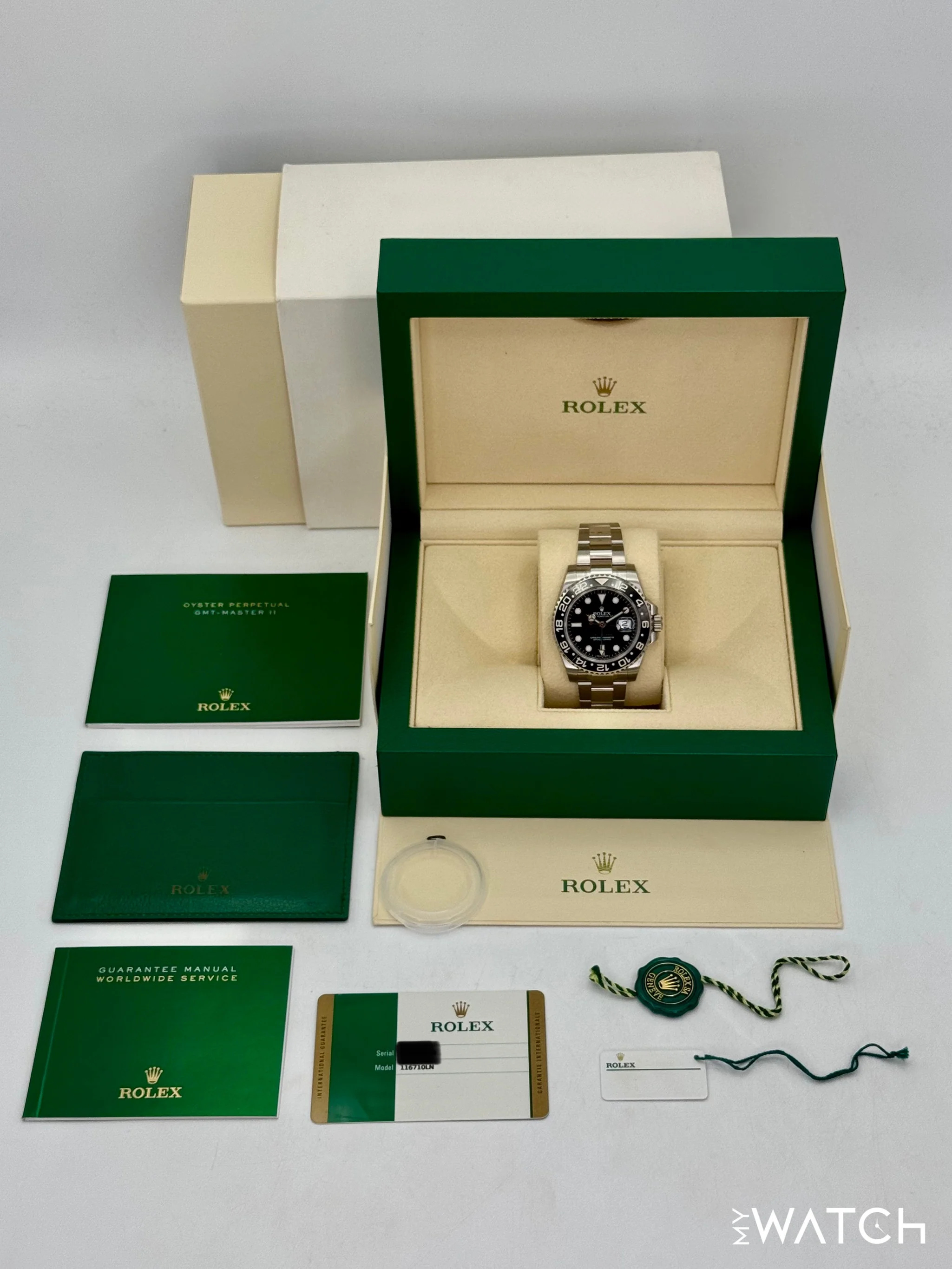 NEW OLD STOCK 2017 Rolex GMT-Master II 40mm 116710LN Stainless Steel Black Dial (STICKERED) - Image 10