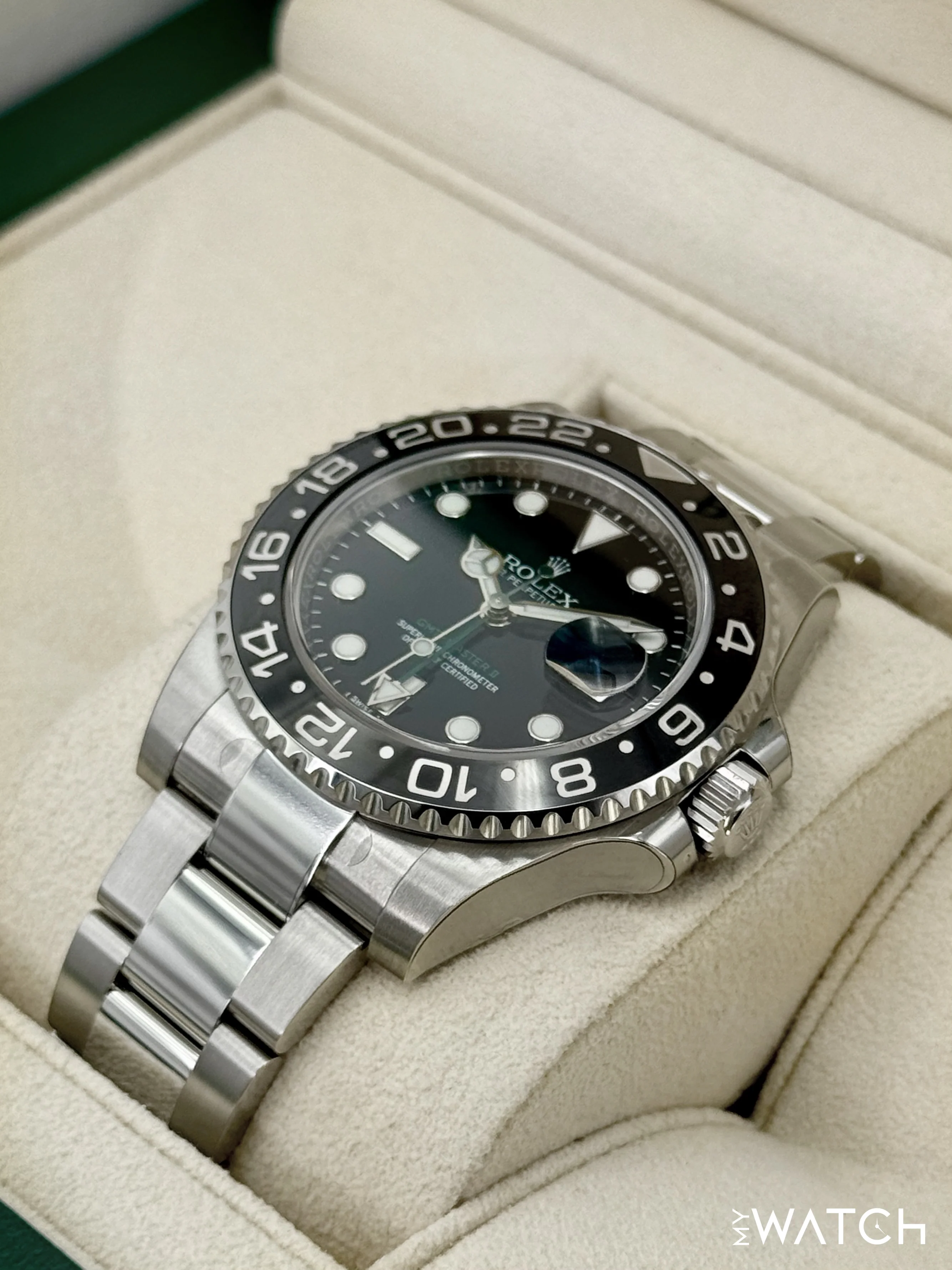 NEW OLD STOCK 2017 Rolex GMT-Master II 40mm 116710LN Stainless Steel Black Dial (STICKERED) - Image 5
