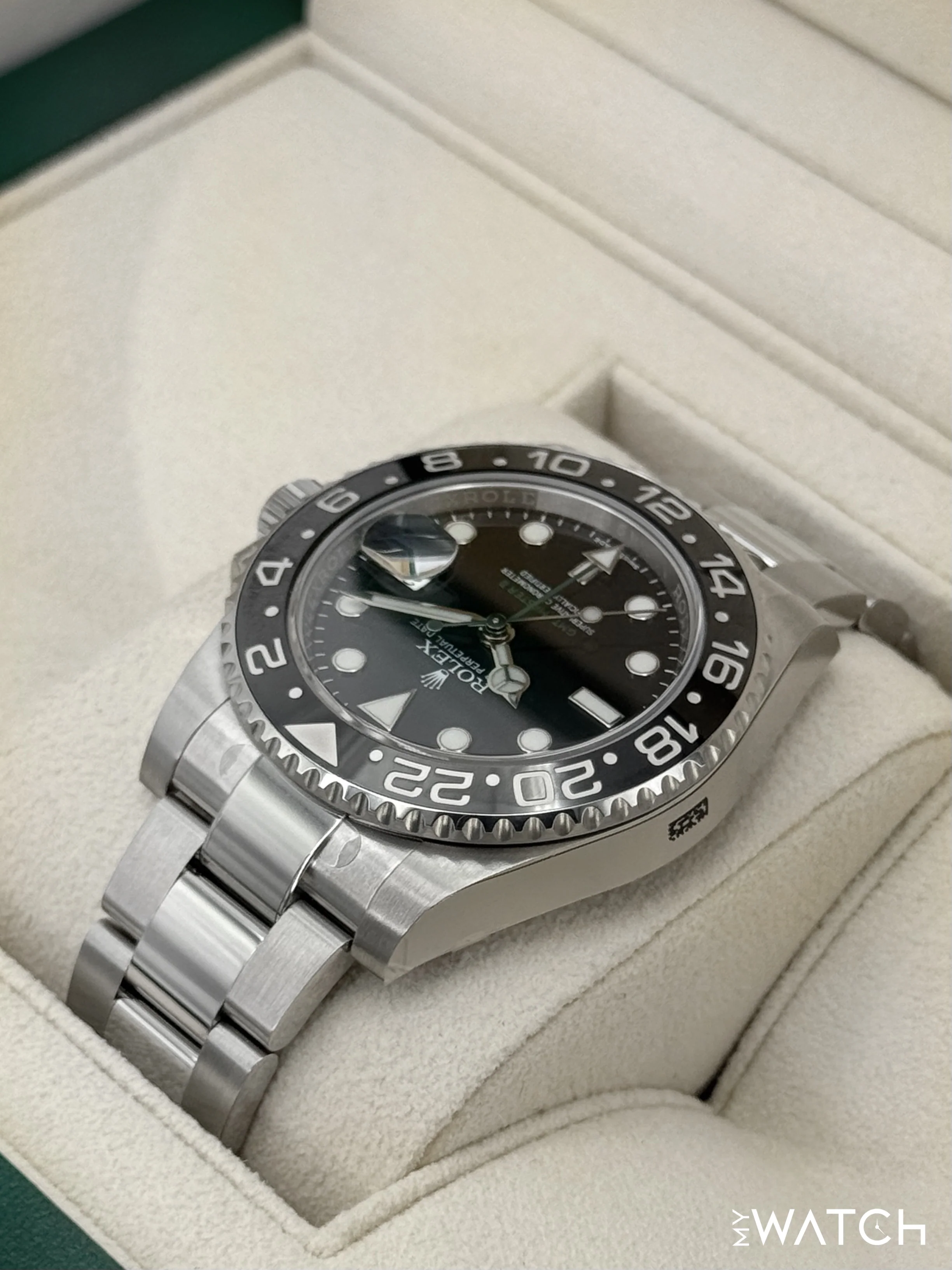 NEW OLD STOCK 2017 Rolex GMT-Master II 40mm 116710LN Stainless Steel Black Dial (STICKERED) - Image 7