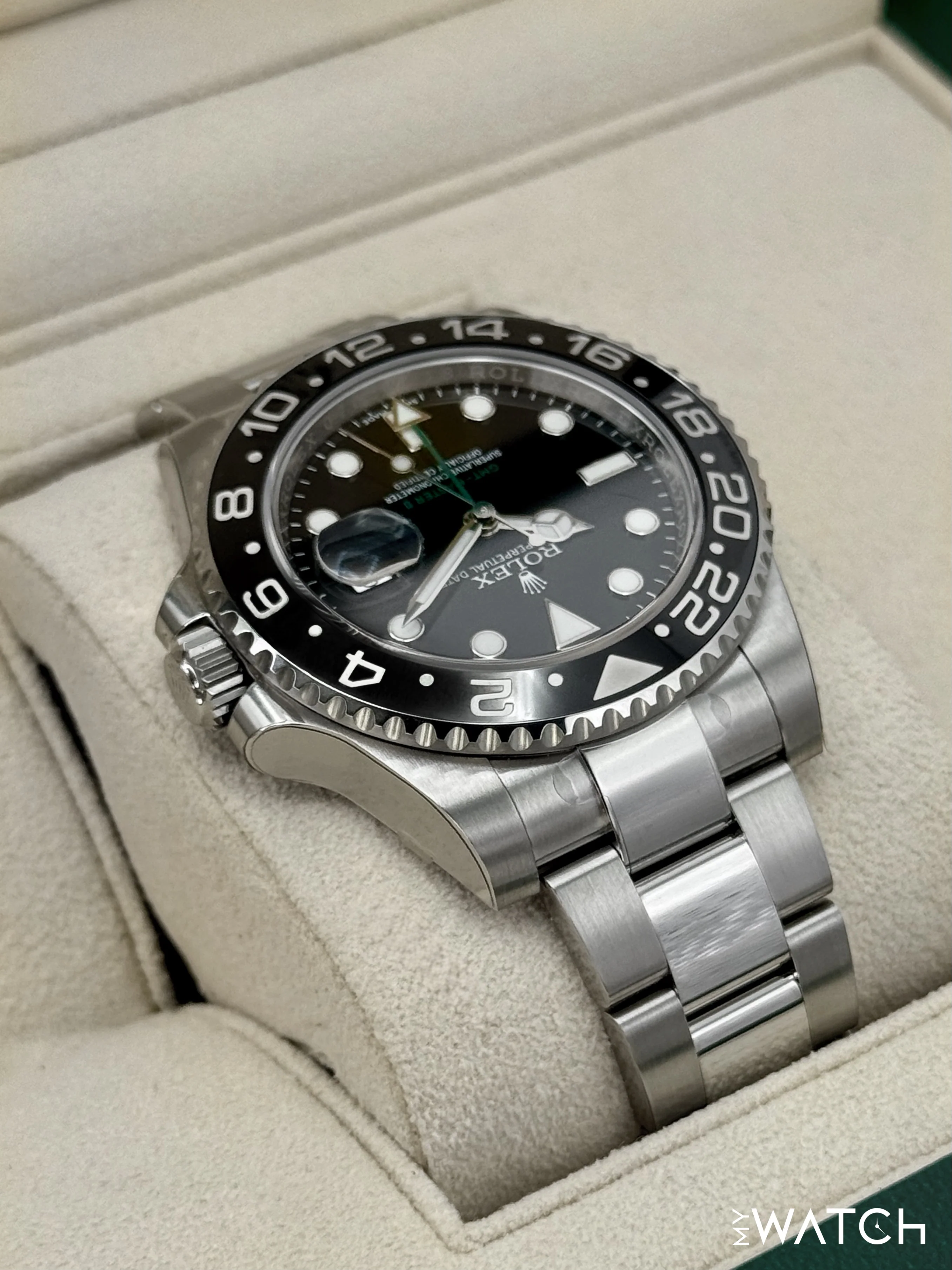 NEW OLD STOCK 2017 Rolex GMT-Master II 40mm 116710LN Stainless Steel Black Dial (STICKERED) - Image 8