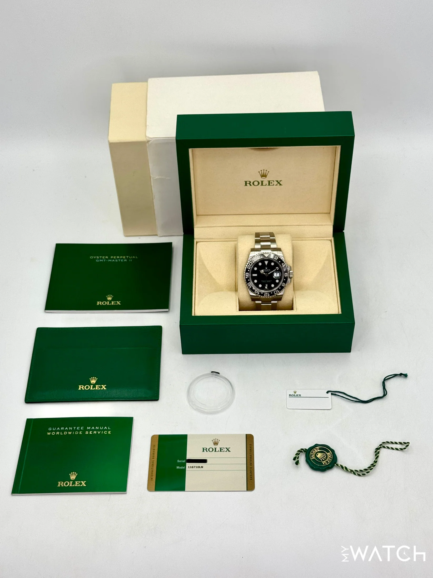 NEW OLD STOCK 2018 Rolex GMT-Master II 40mm 116710LN Black Dial (STICKERED) - Image 12