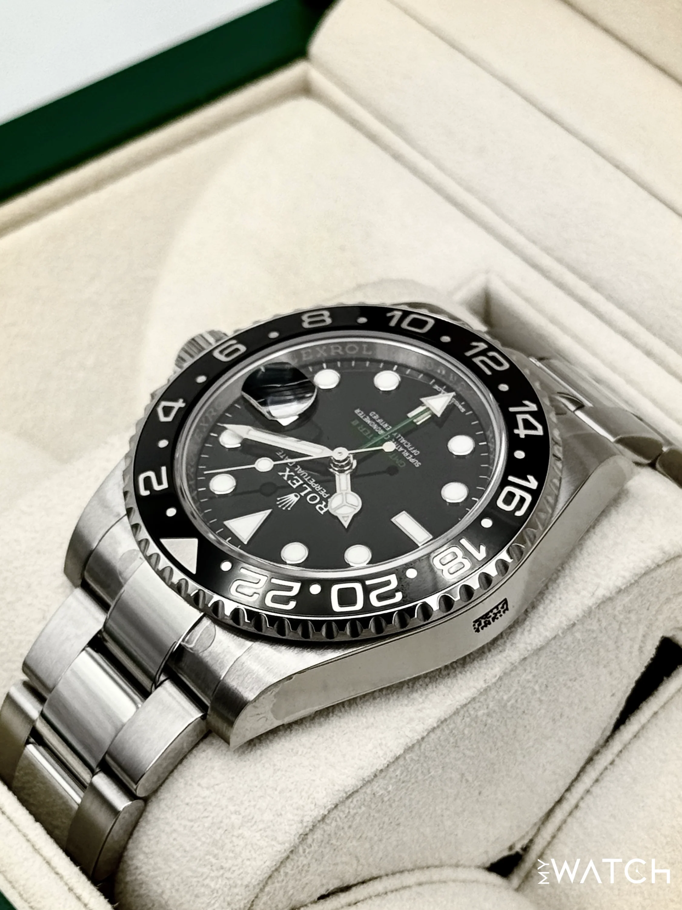 NEW OLD STOCK 2018 Rolex GMT-Master II 40mm 116710LN Black Dial (STICKERED) - Image 7