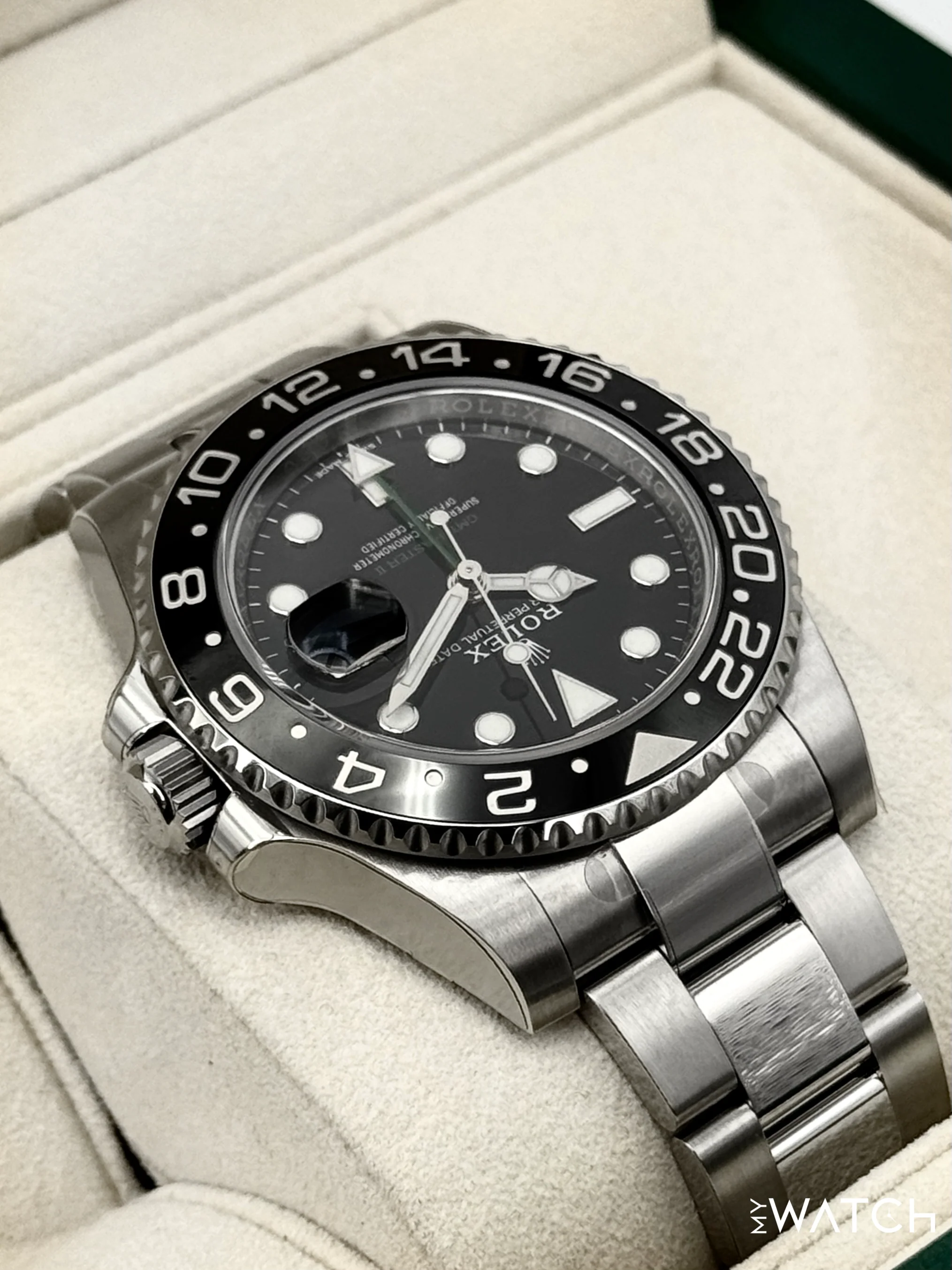 NEW OLD STOCK 2018 Rolex GMT-Master II 40mm 116710LN Black Dial (STICKERED) - Image 8