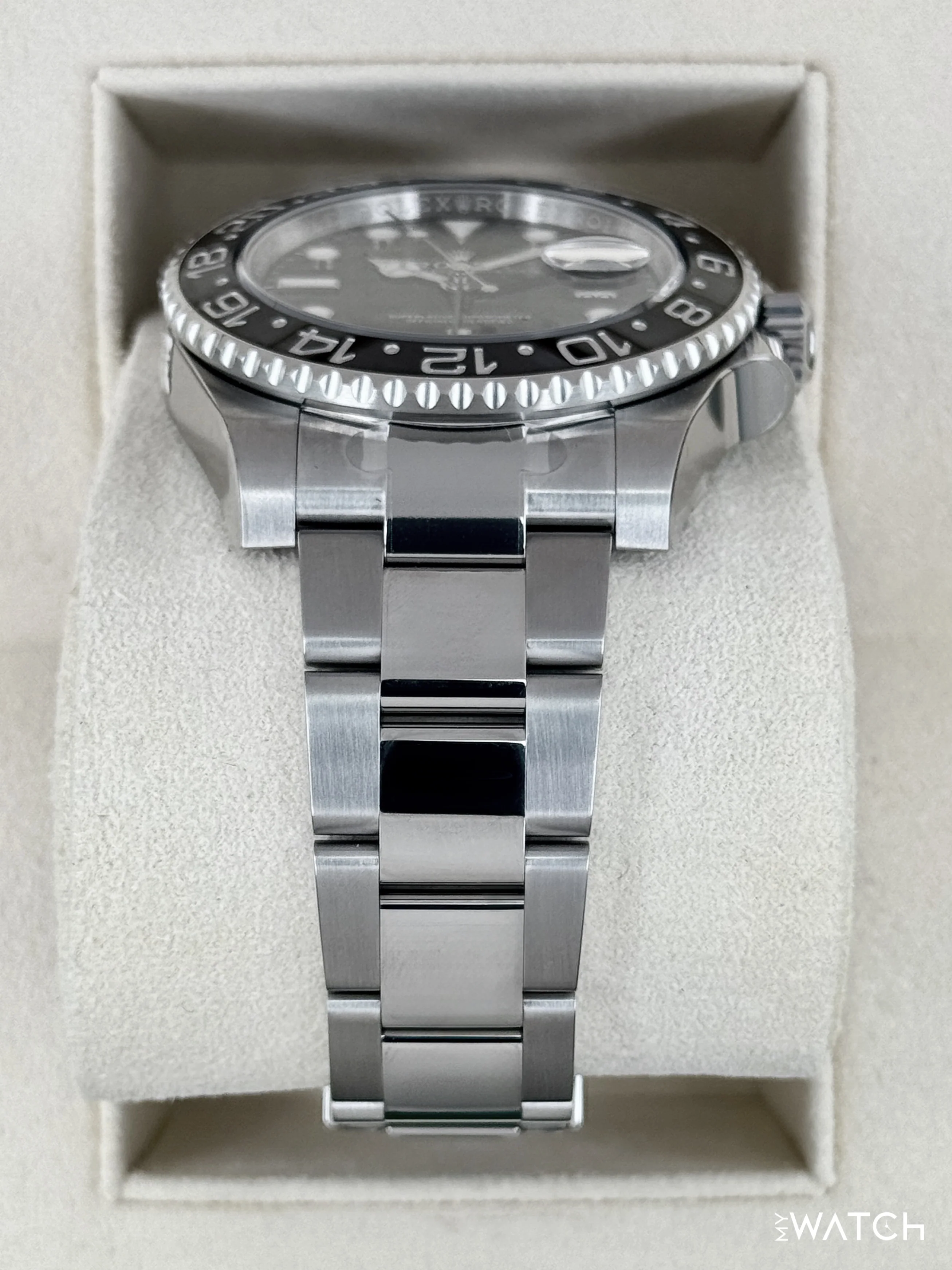 NEW OLD STOCK 2019 Rolex GMT-Master II 40mm 116710LN Stainless Steel Black Dial (STICKERED) - Image 3
