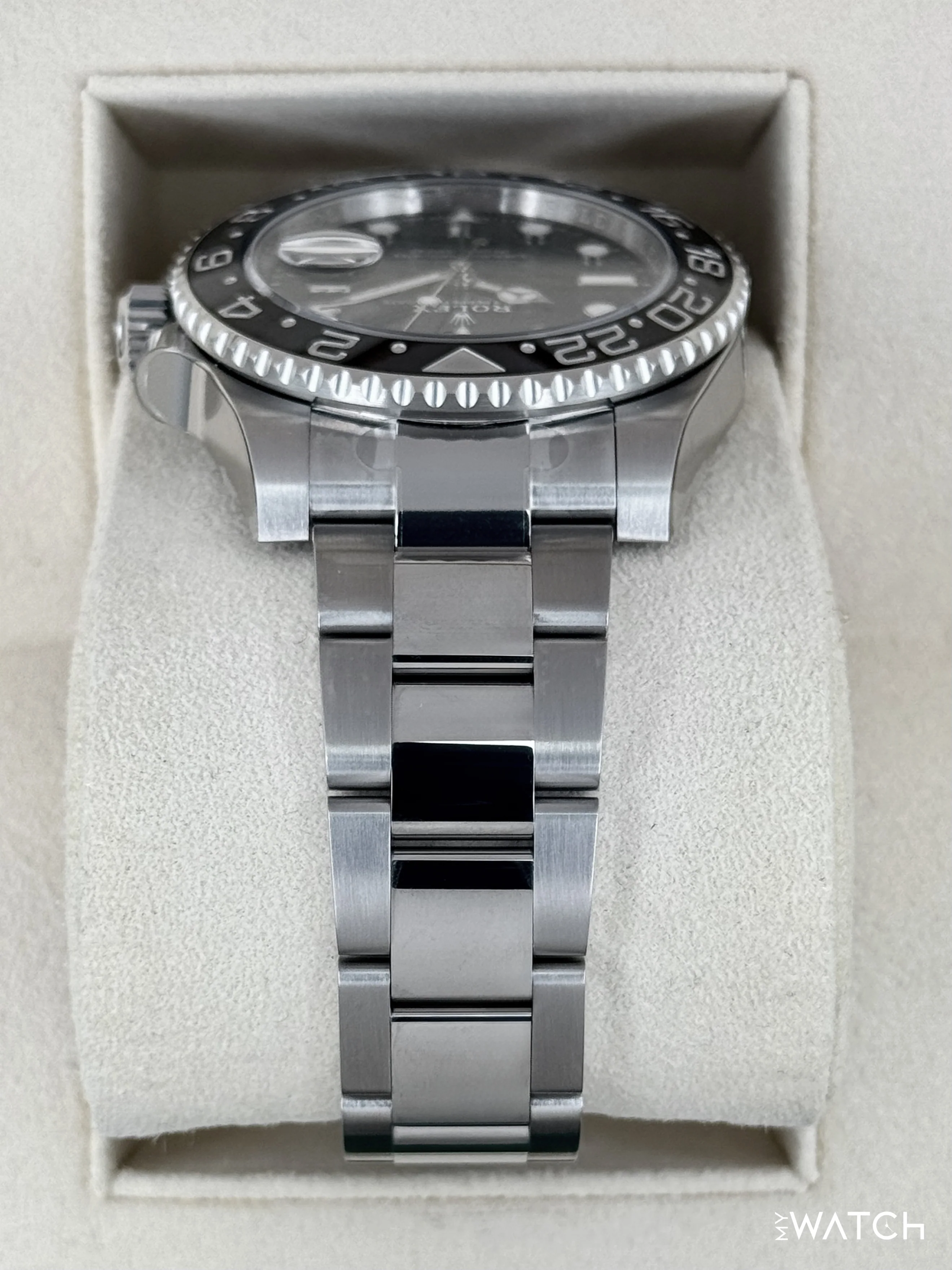 NEW OLD STOCK 2019 Rolex GMT-Master II 40mm 116710LN Stainless Steel Black Dial (STICKERED) - Image 4