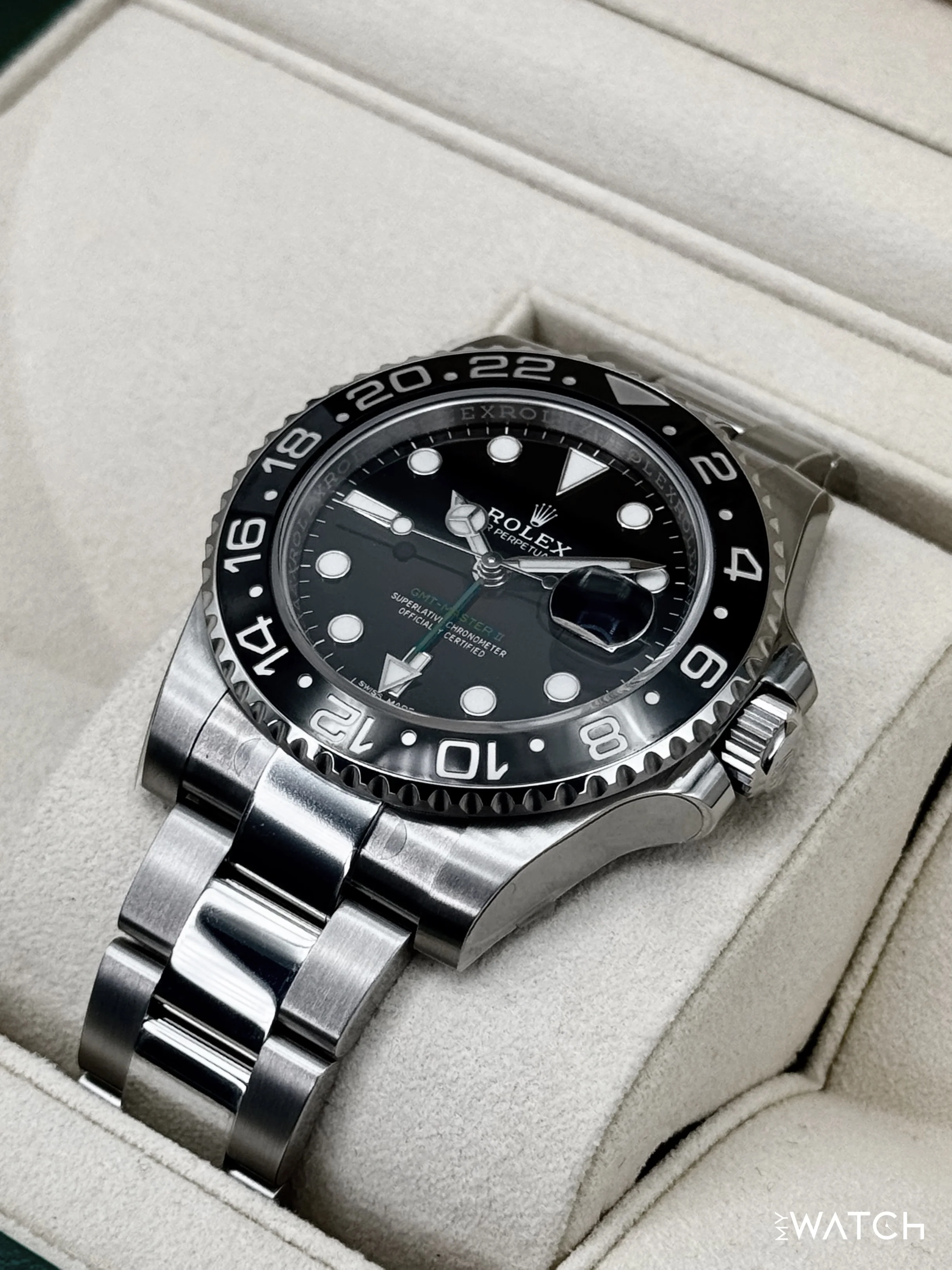 NEW OLD STOCK 2019 Rolex GMT-Master II 40mm 116710LN Stainless Steel Black Dial (STICKERED) - Image 5