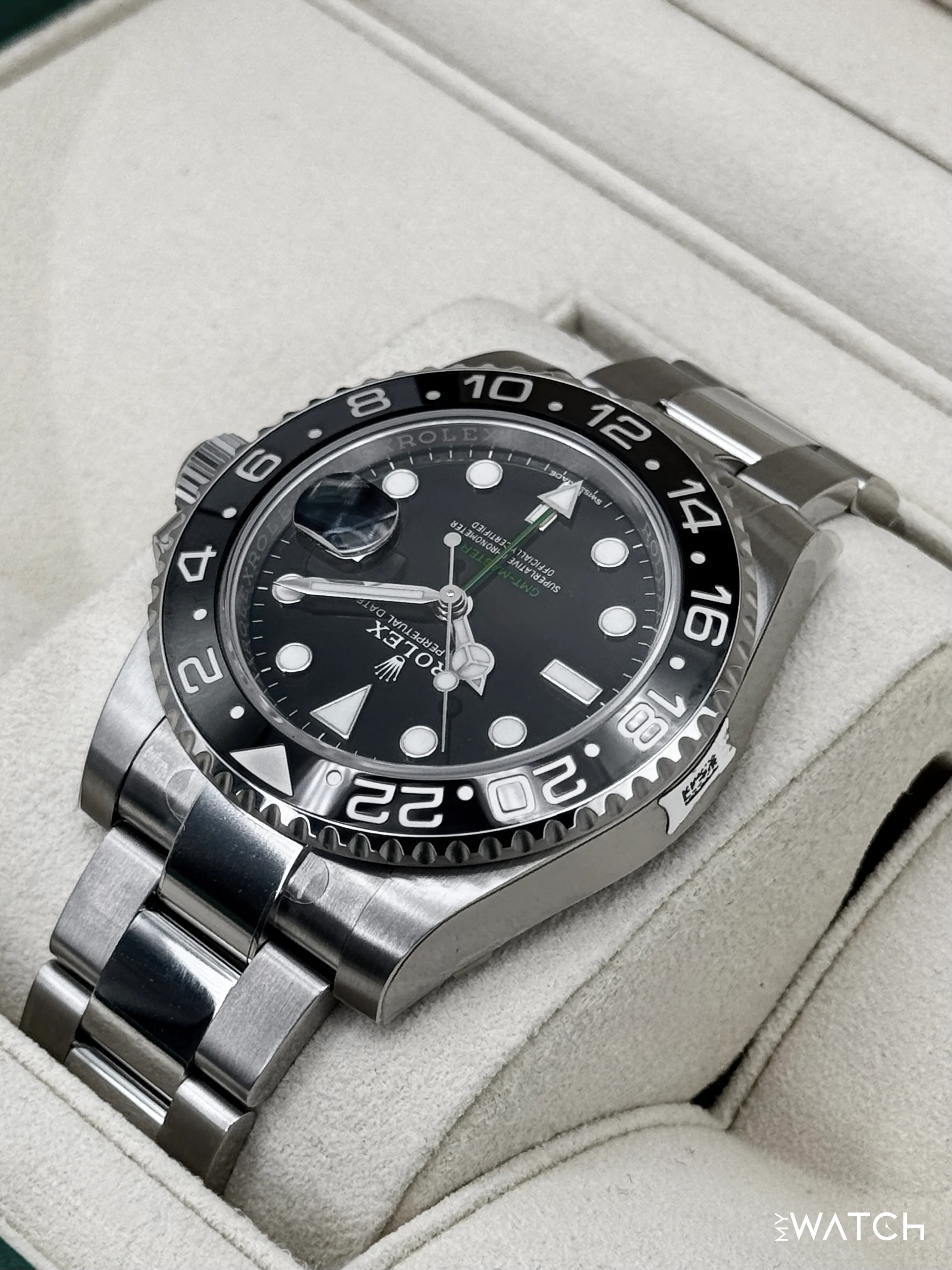 NEW OLD STOCK 2019 Rolex GMT-Master II 40mm 116710LN Stainless Steel Black Dial (STICKERED) - Image 7