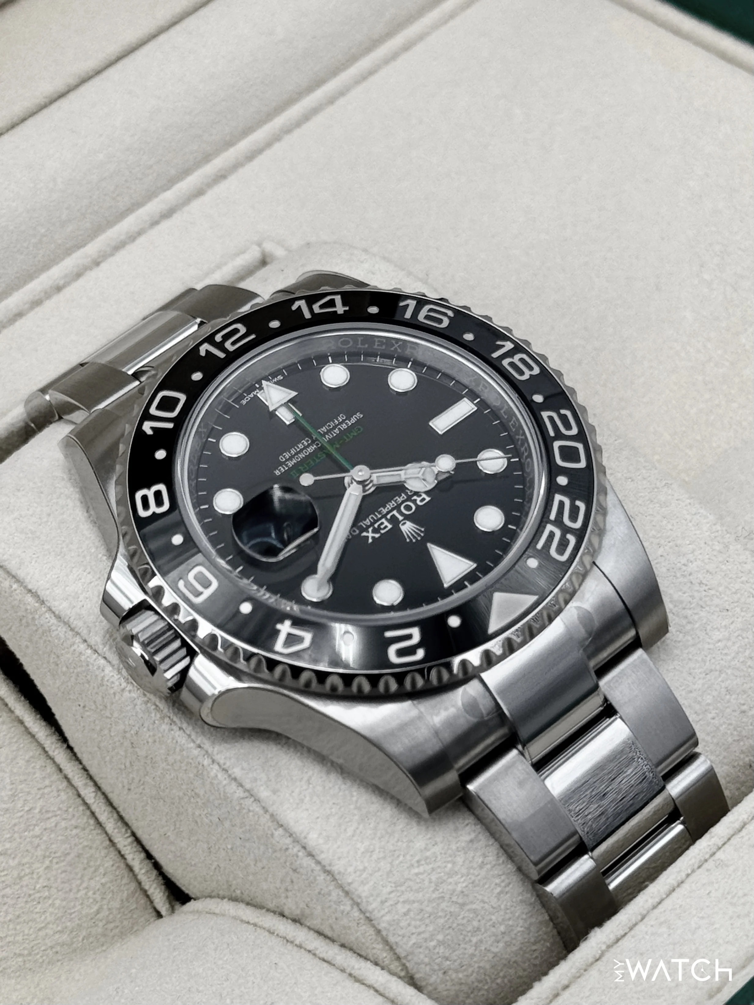 NEW OLD STOCK 2019 Rolex GMT-Master II 40mm 116710LN Stainless Steel Black Dial (STICKERED) - Image 8