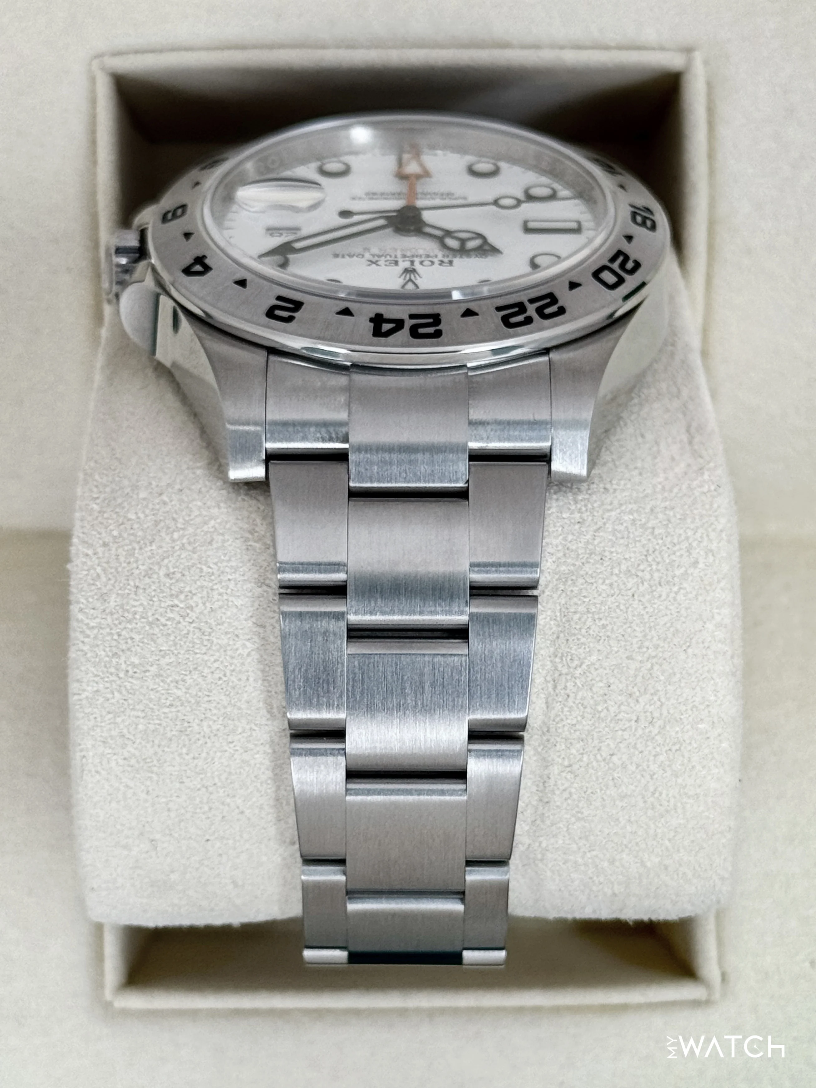 NEW OLD STOCK 2020 Rolex Explorer II 42mm 216570 Polar White Dial (STICKERED) - Image 4