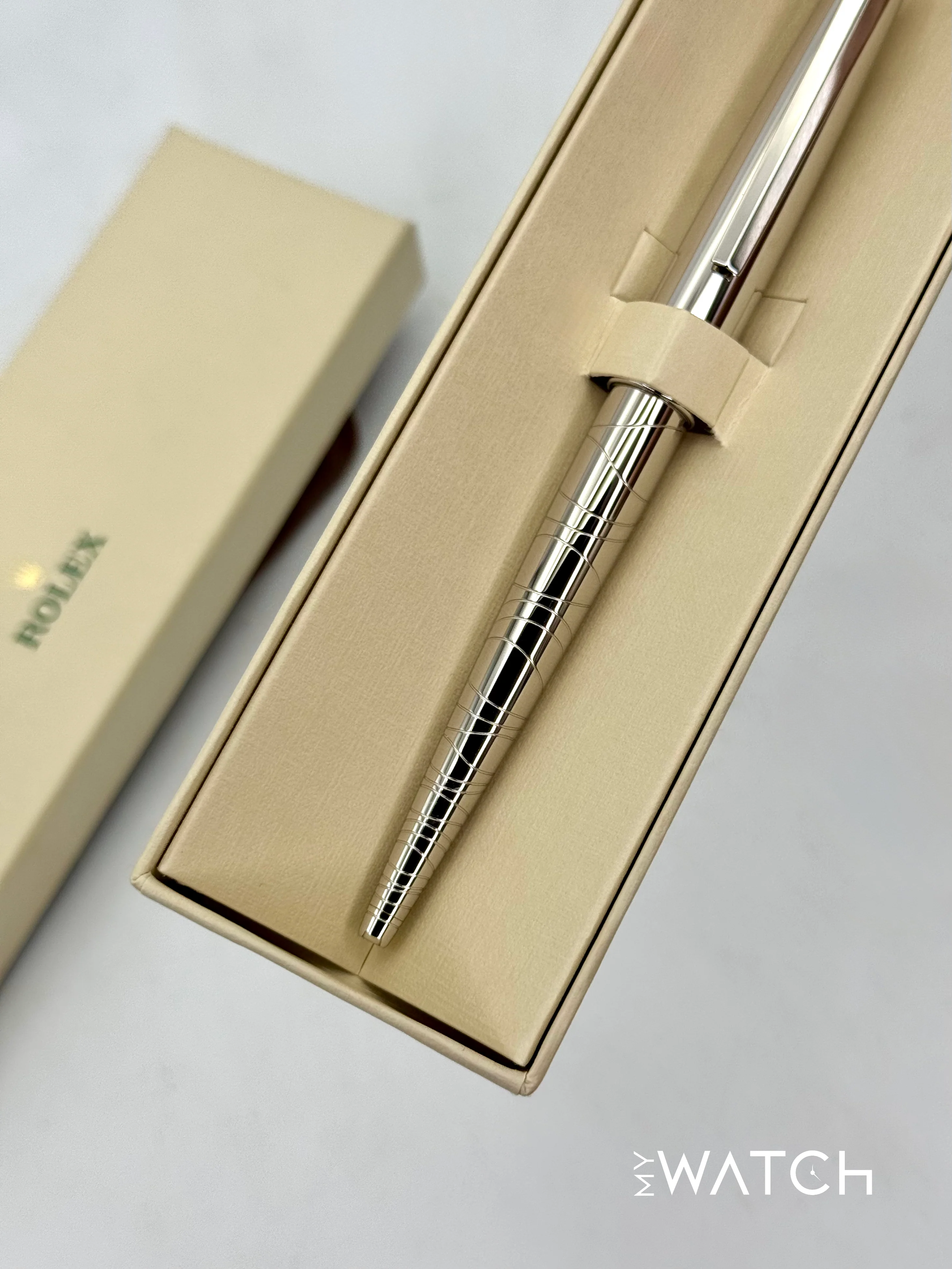 NEW Rolex Ballpoint Pen Silver Collectible Pen - Image 2