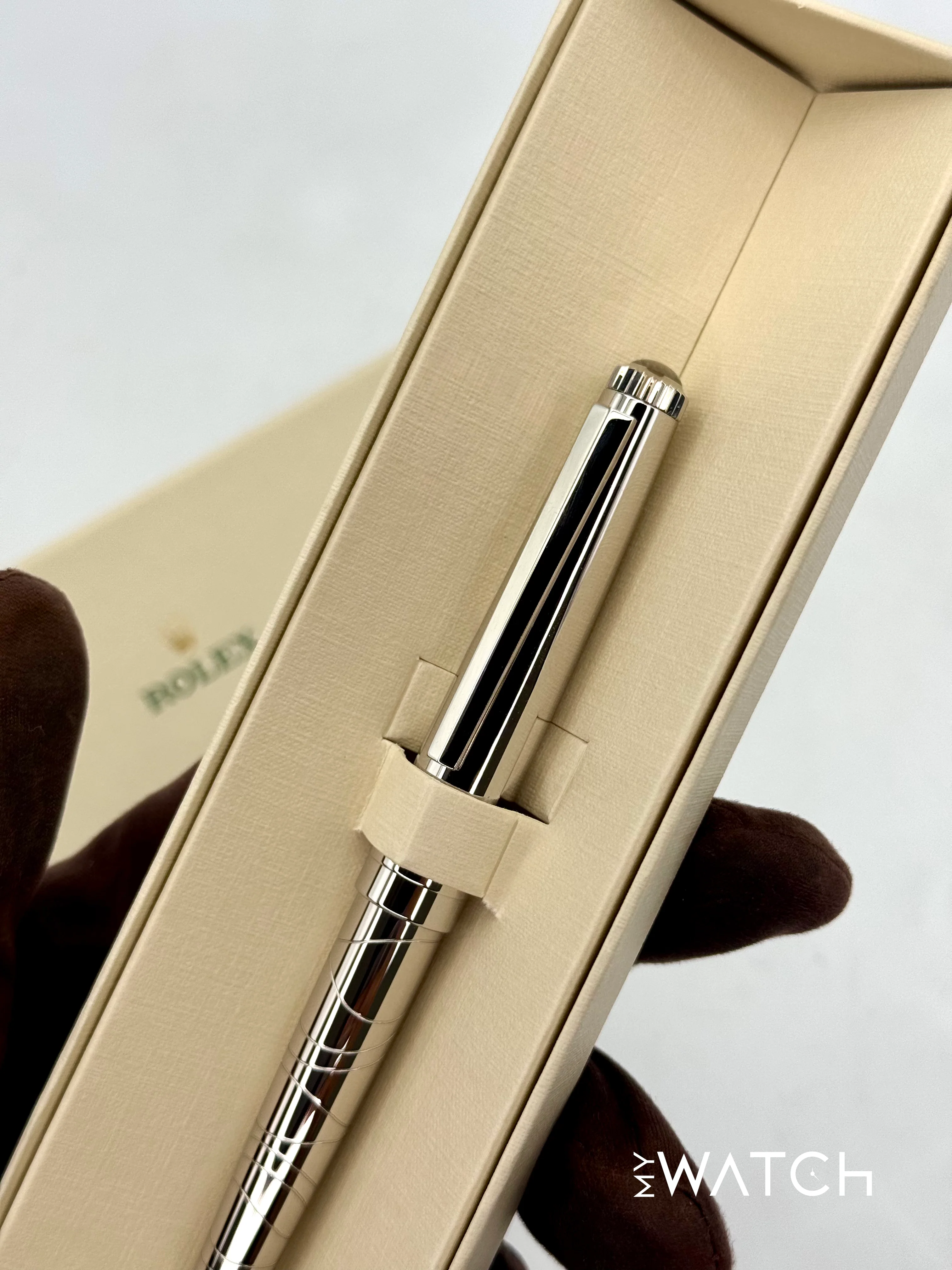 NEW Rolex Ballpoint Pen Silver Collectible Pen - Image 3