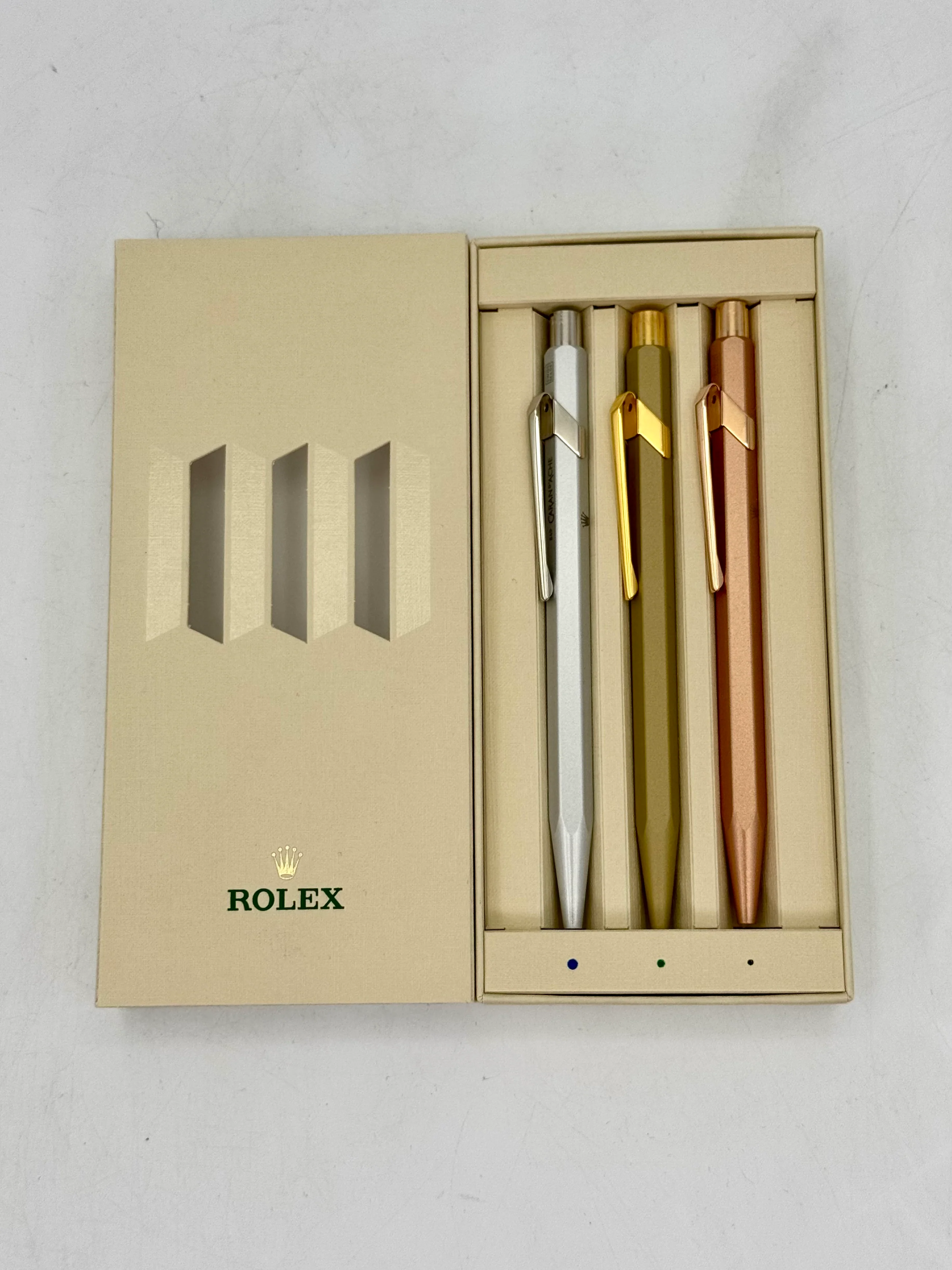 NEW Rolex Carand Ache 3 Pen Set - Image 3