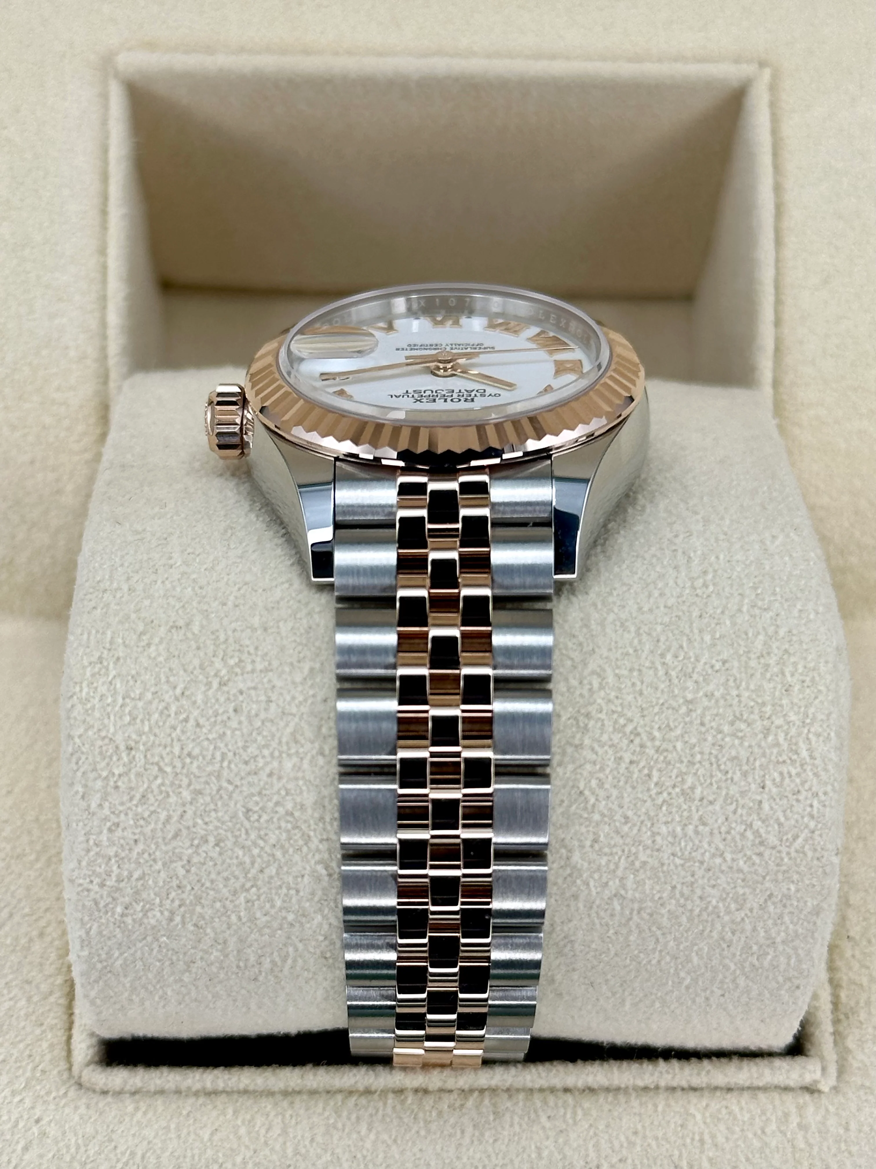 NEW 2023 Rolex Datejust 28mm 279171 TwoTone Jubilee Roman Numeral Dial - Image 4