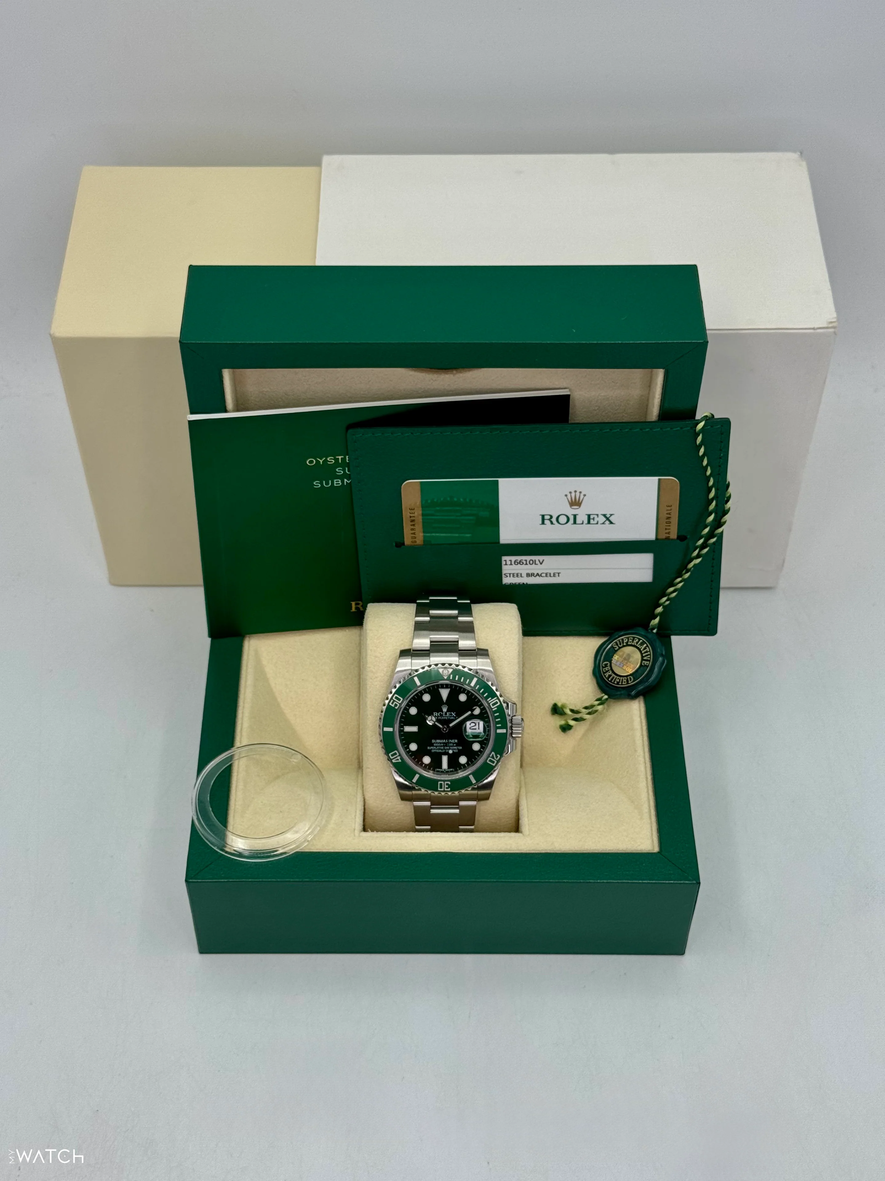 2015 Rolex Submariner "Hulk" 40mm 116610LV Green Dial - Image 9