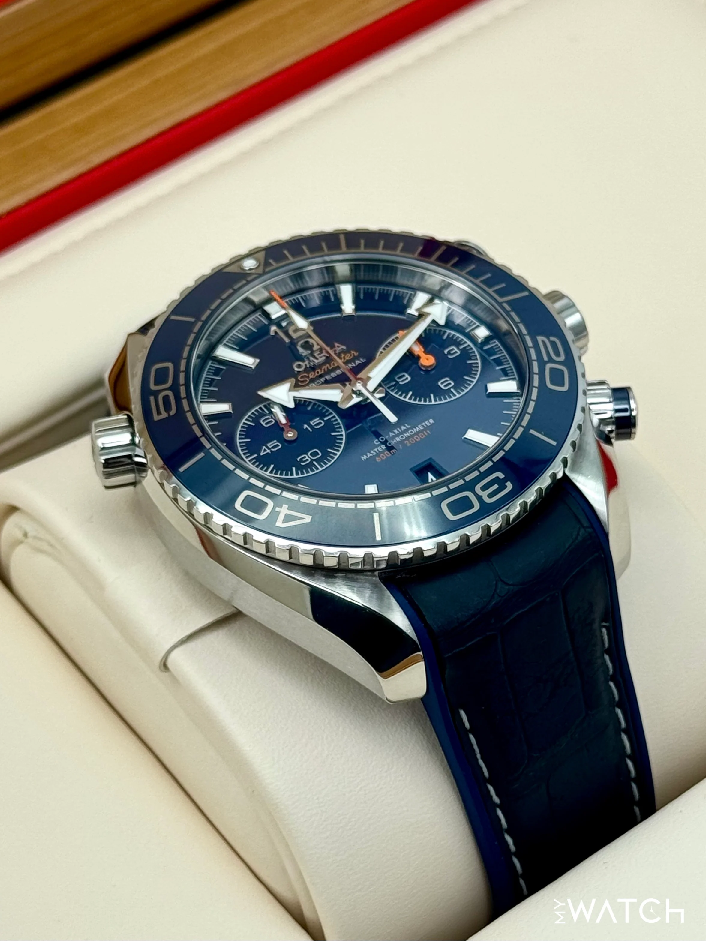 Omega Seamaster Planet Ocean 45.5mm 215.33.46.51.03.001 Blue Dial - Image 6