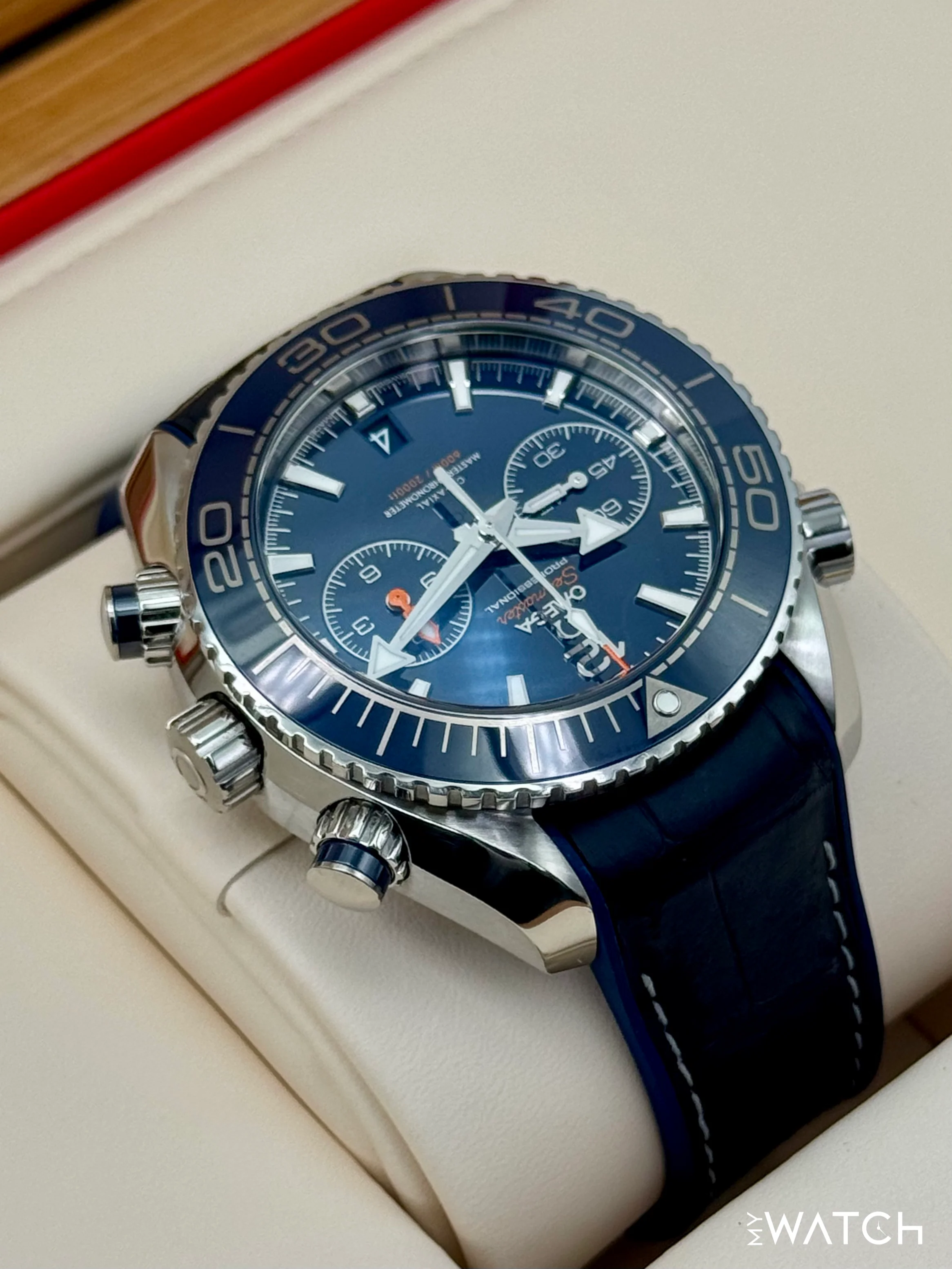 Omega Seamaster Planet Ocean 45.5mm 215.33.46.51.03.001 Blue Dial - Image 8